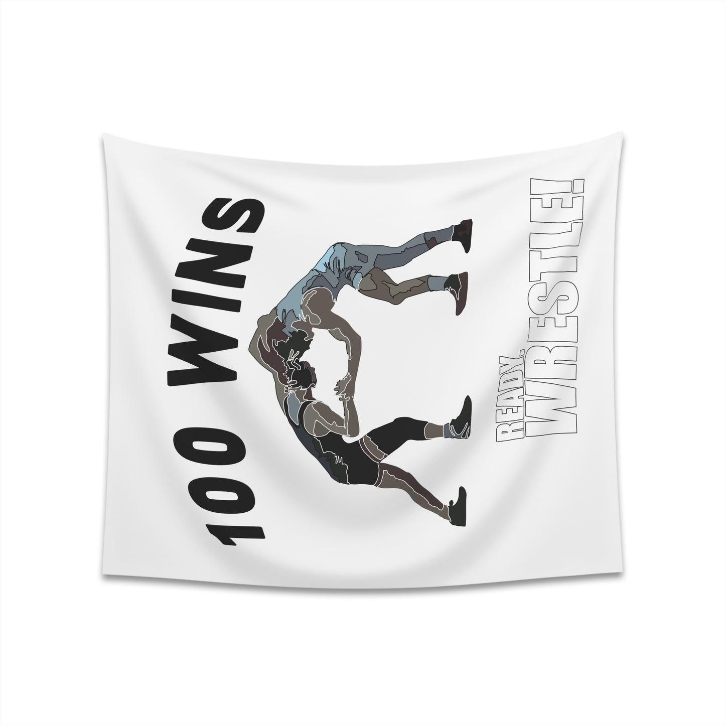 100 Wins! Printed Wall Tapestry