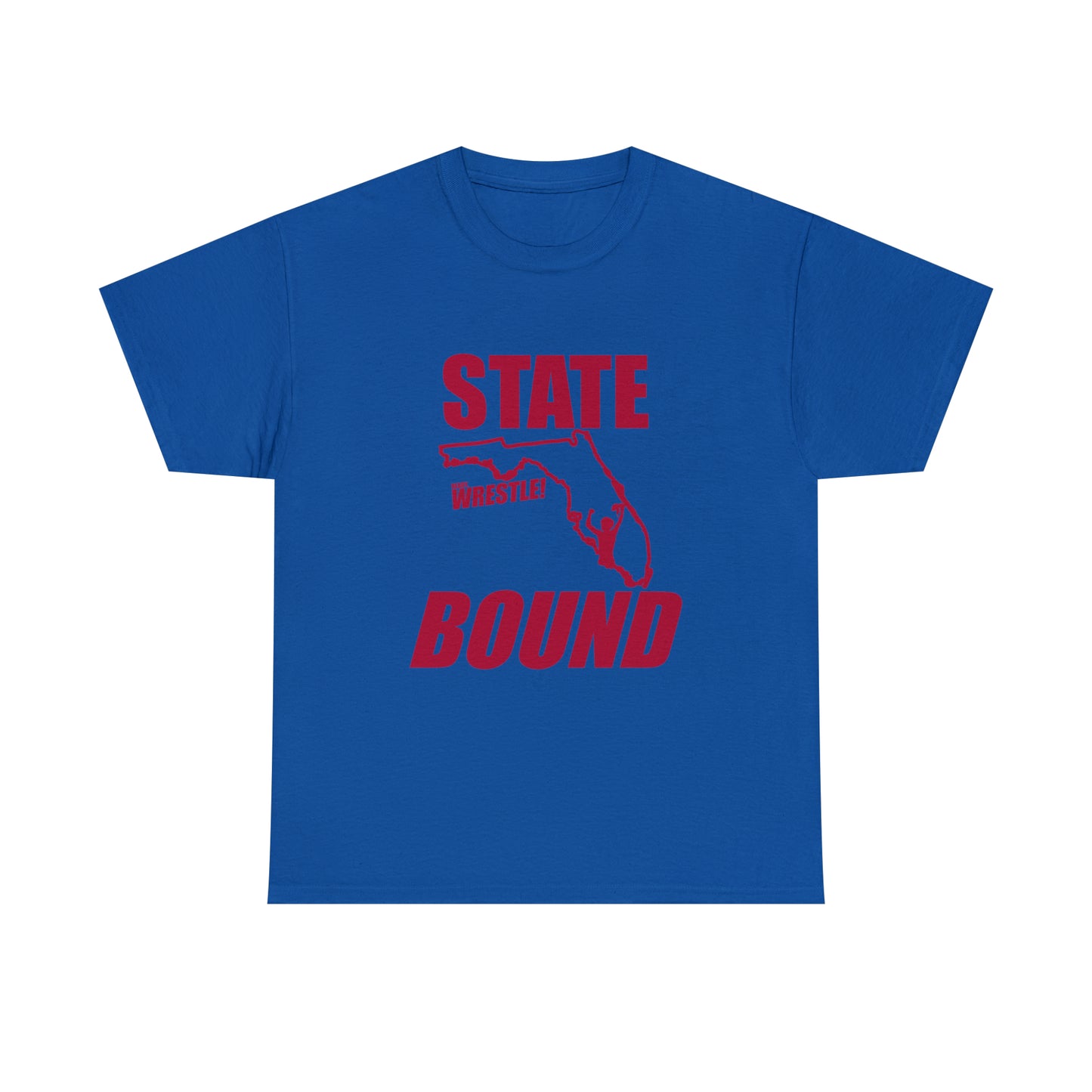 Florida State Bound, Red Logo, Unisex Heavy Cotton Tee