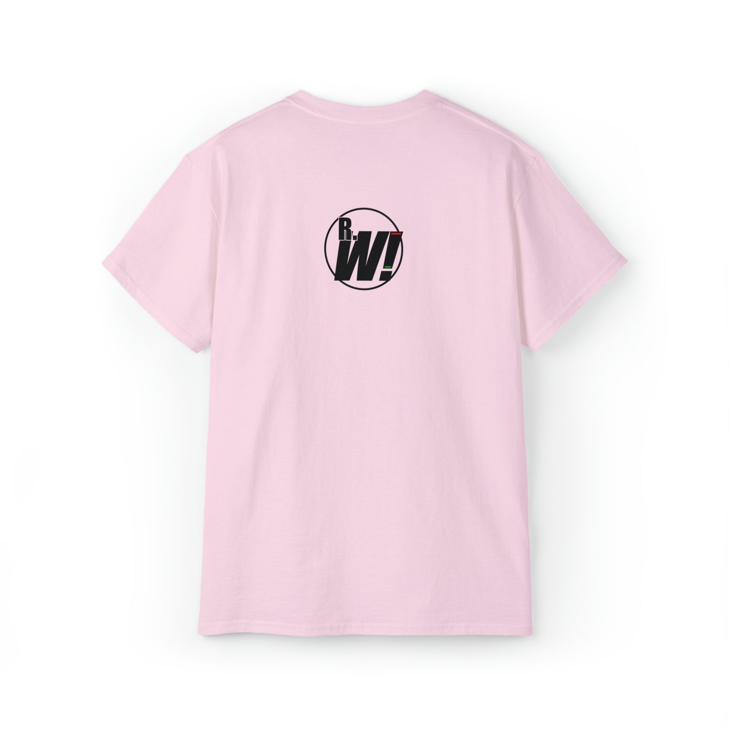 Ready. Wrestle!, Unisex Ultra Cotton Tee, Pink/Red Logo