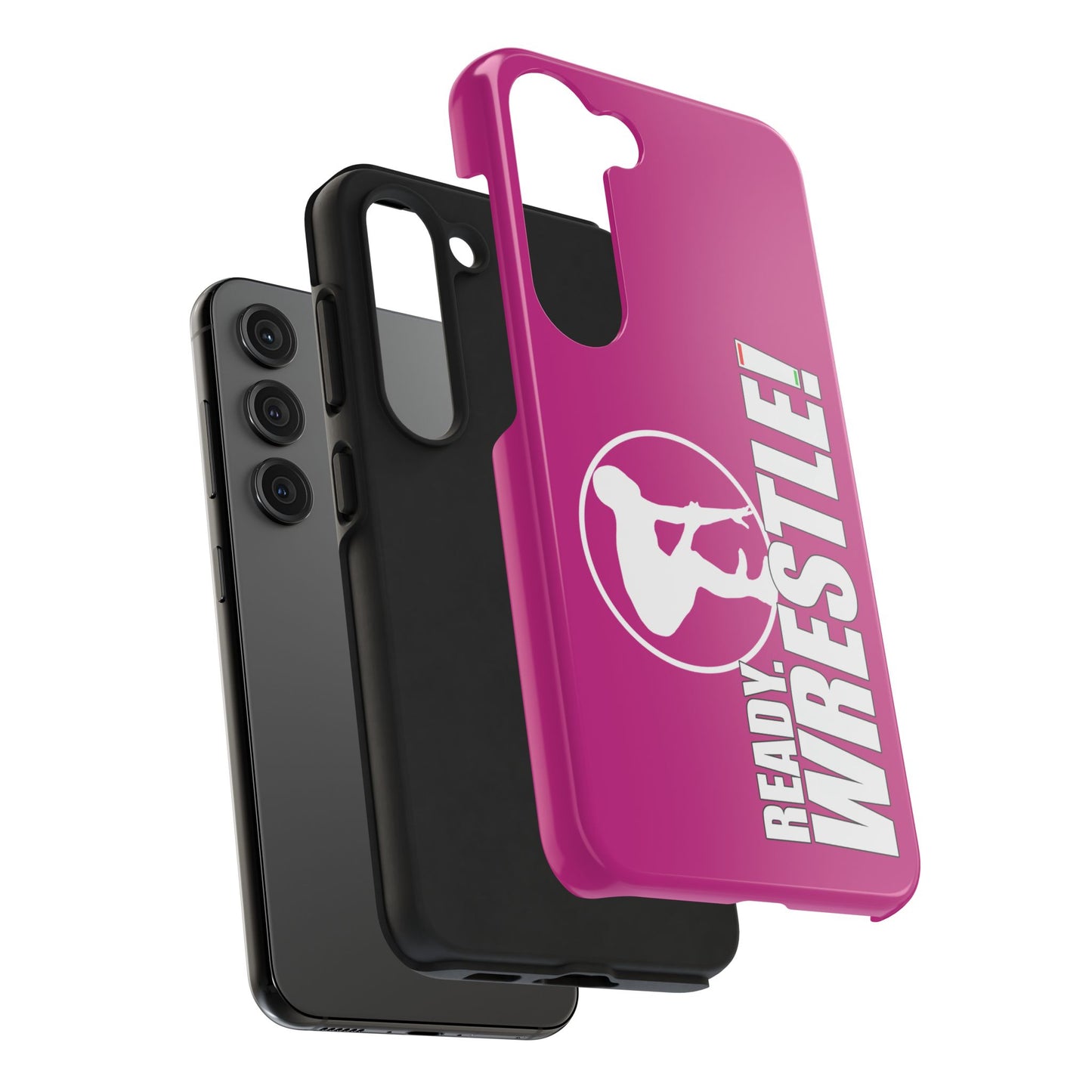 Ready. Wrestle! Pink Galaxy Tough Phone Case