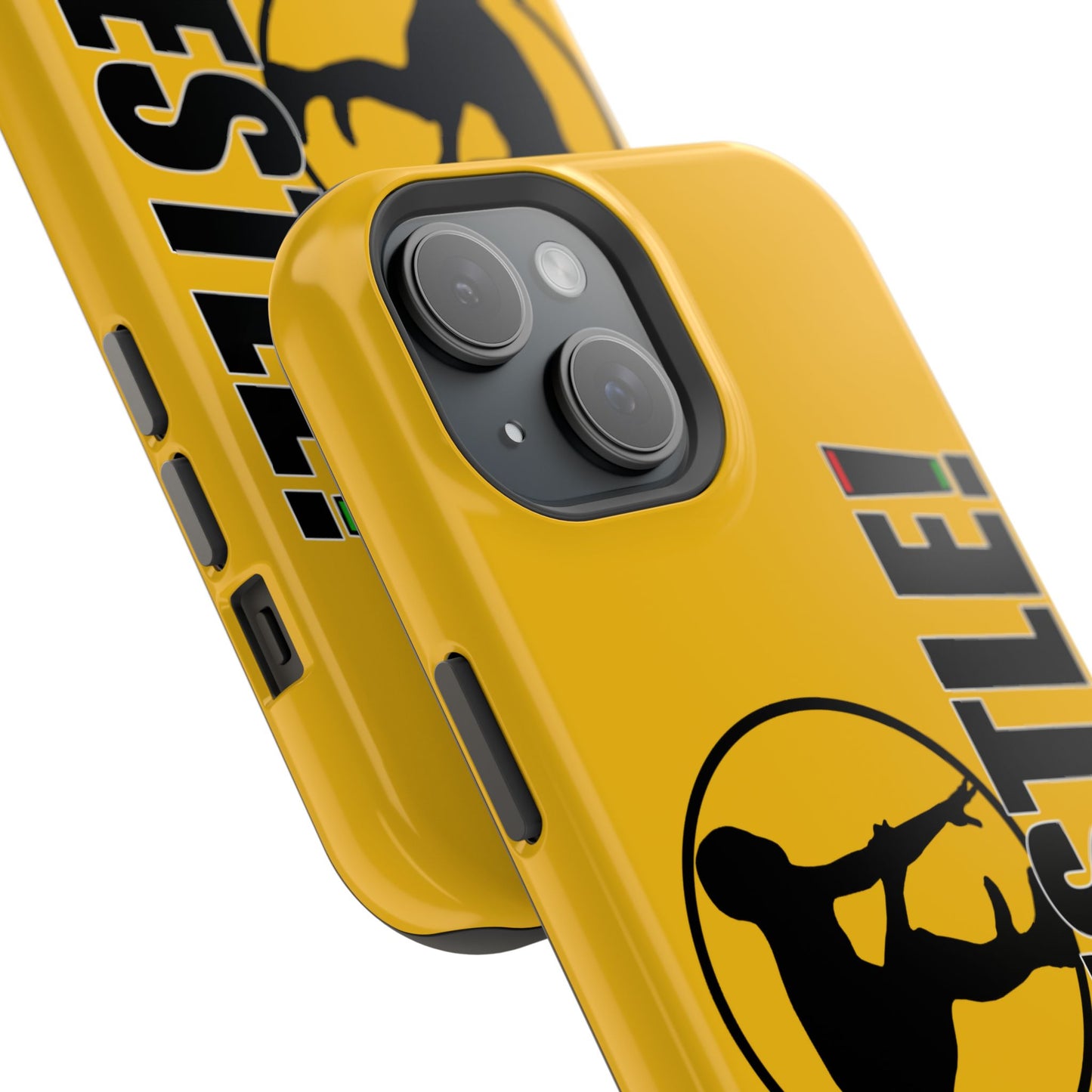 Ready. Wrestle! Yellow iPhone Magnetic Impact-Resistant Case