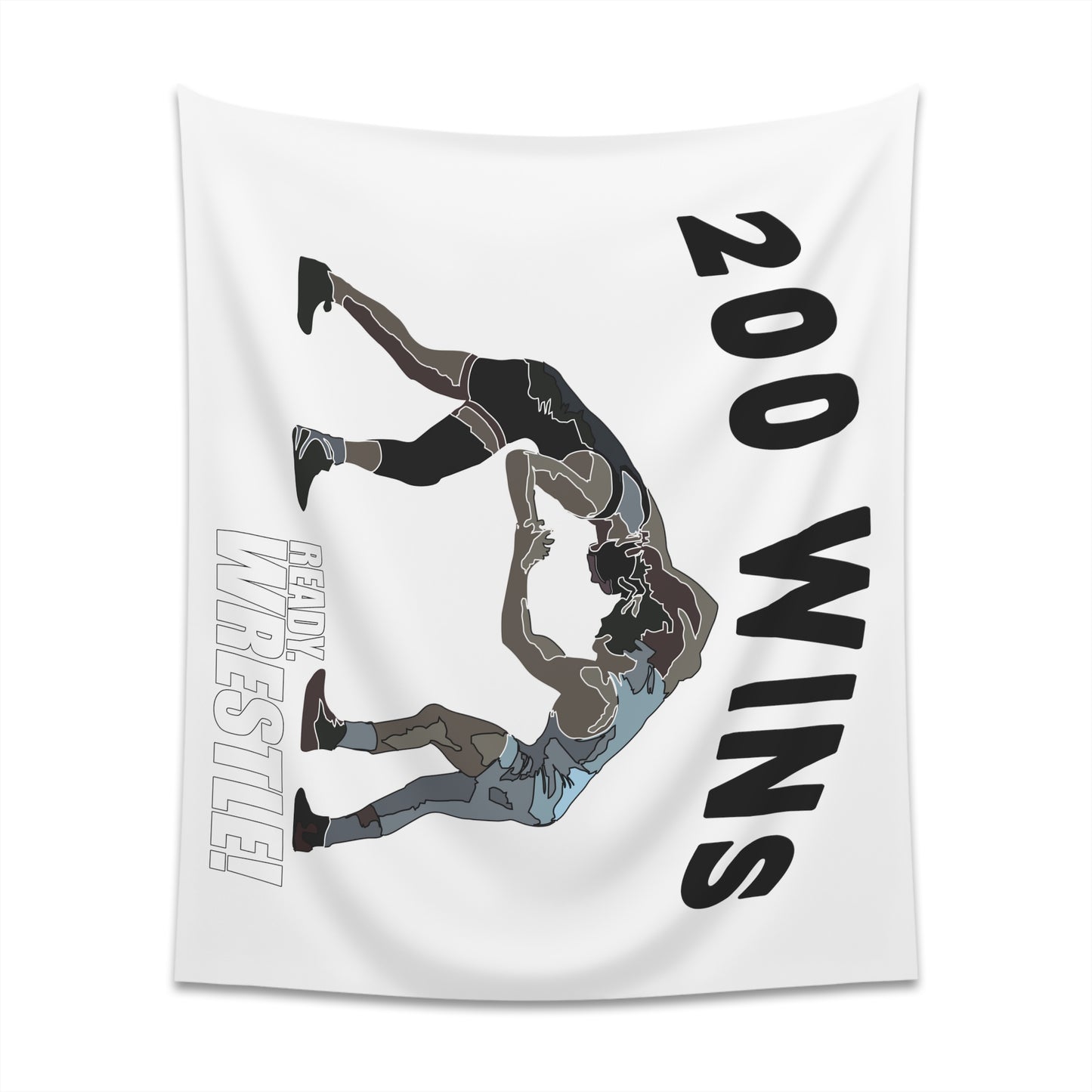 200 Wins! Printed Wall Tapestry