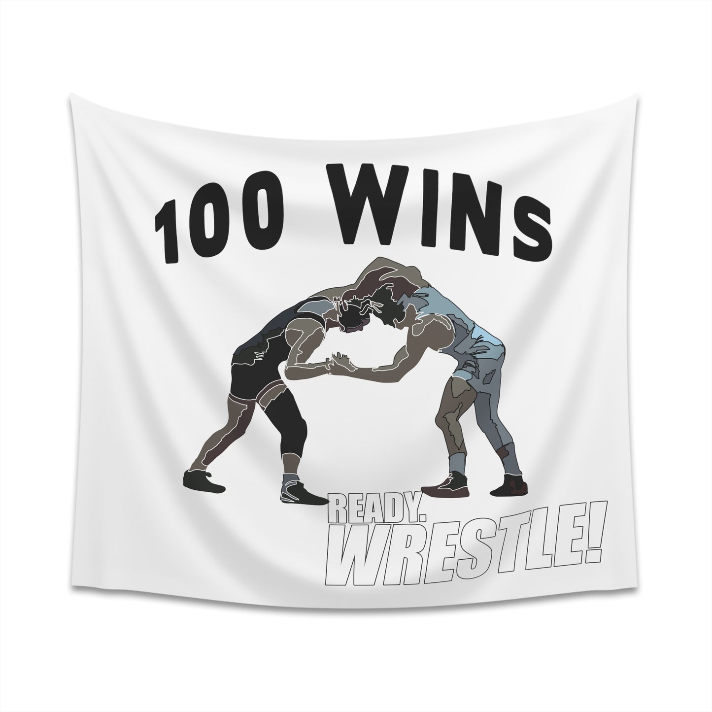 100 Wins! Printed Wall Tapestry