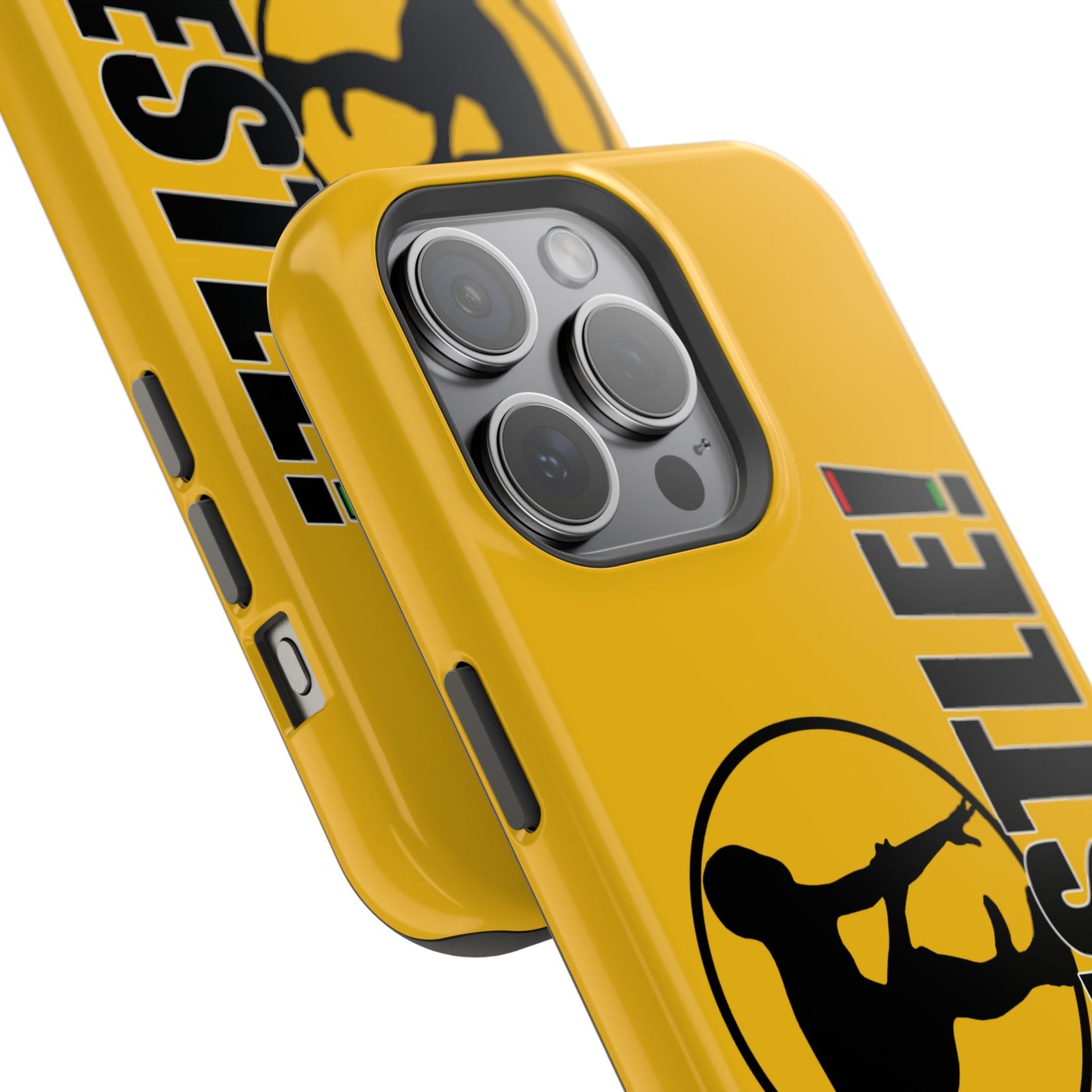 Ready. Wrestle! Yellow iPhone Magnetic Impact-Resistant Case