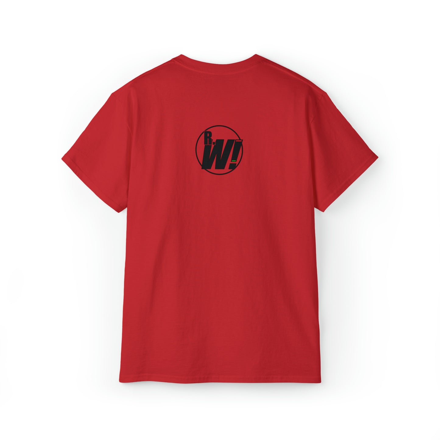 Ready. Wrestle!, Unisex Ultra Cotton Tee, Pink/Red Logo