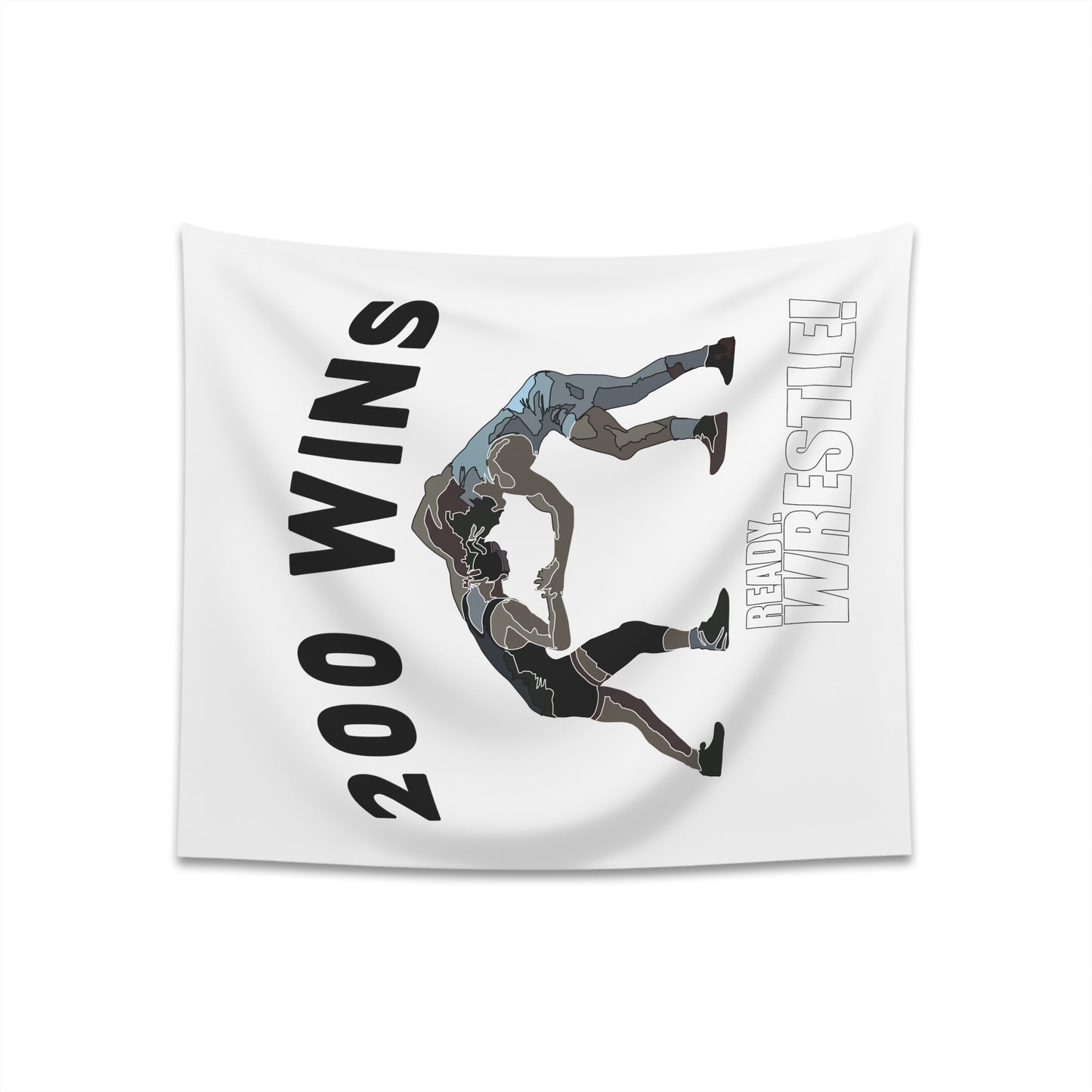 200 Wins! Printed Wall Tapestry