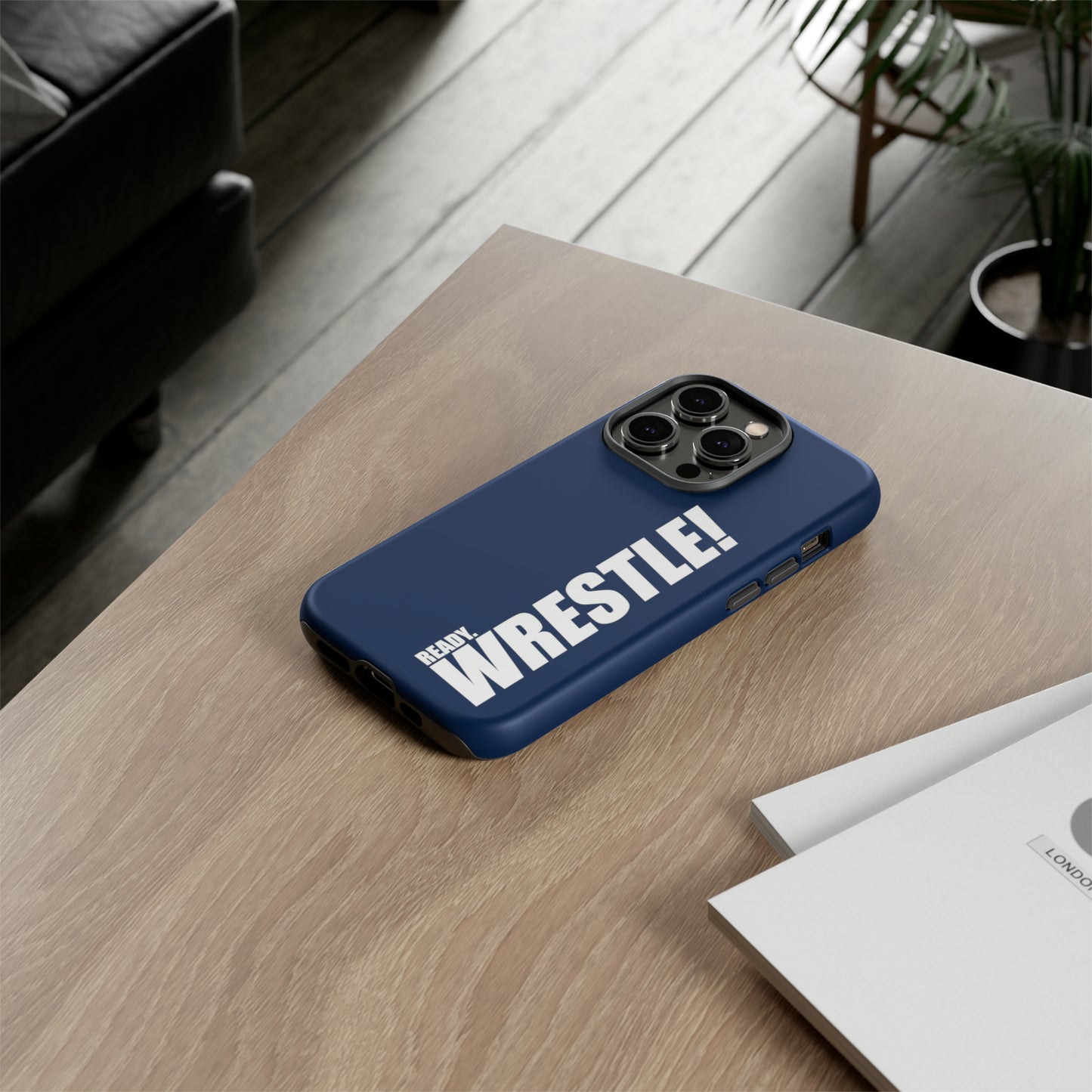 White/Navy Tough Cases