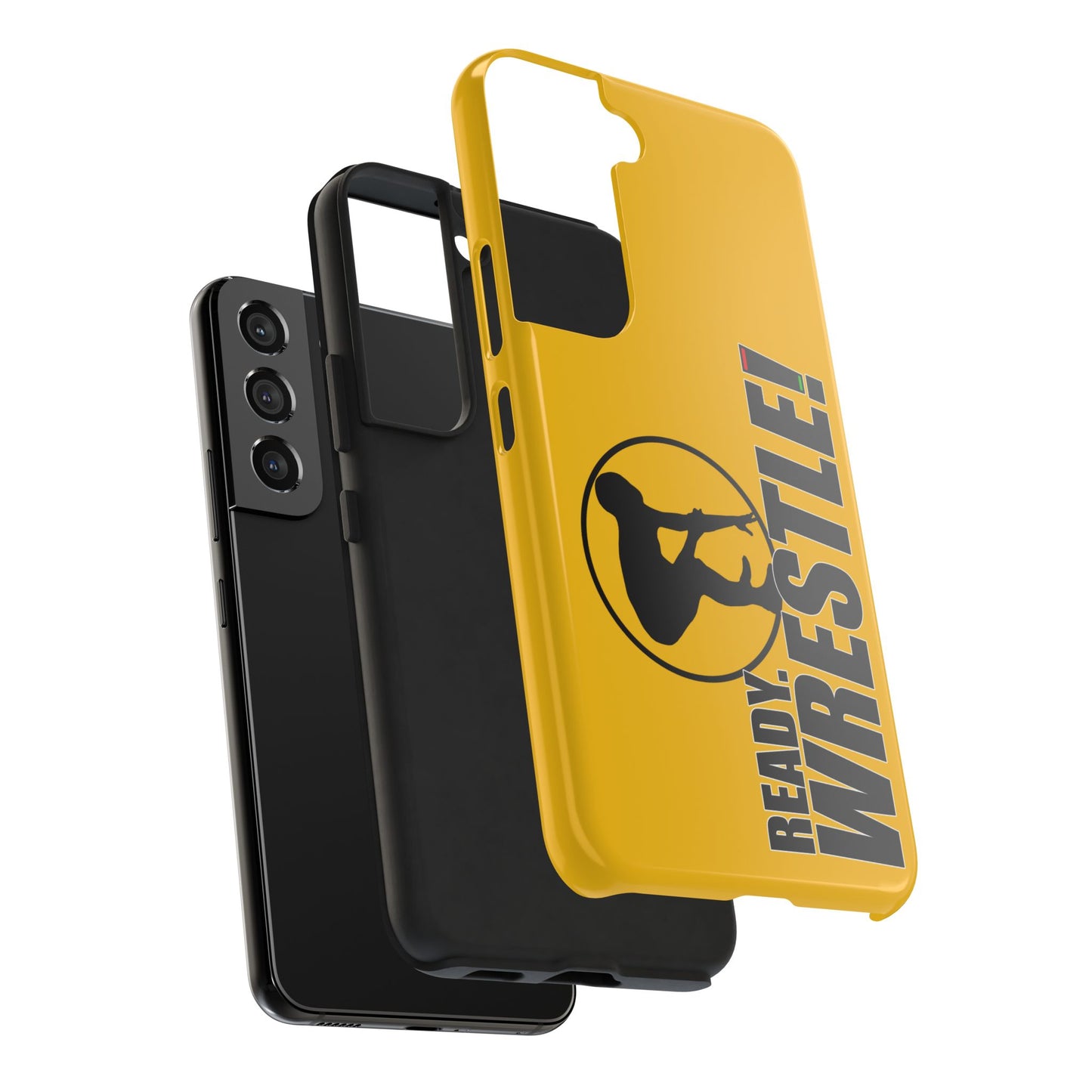Ready. Wrestle! Yellow Galaxy Tough Phone Case
