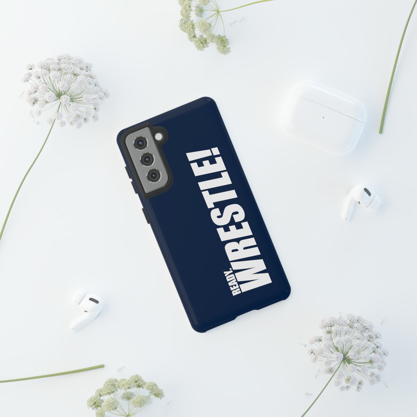 White/Navy Tough Cases