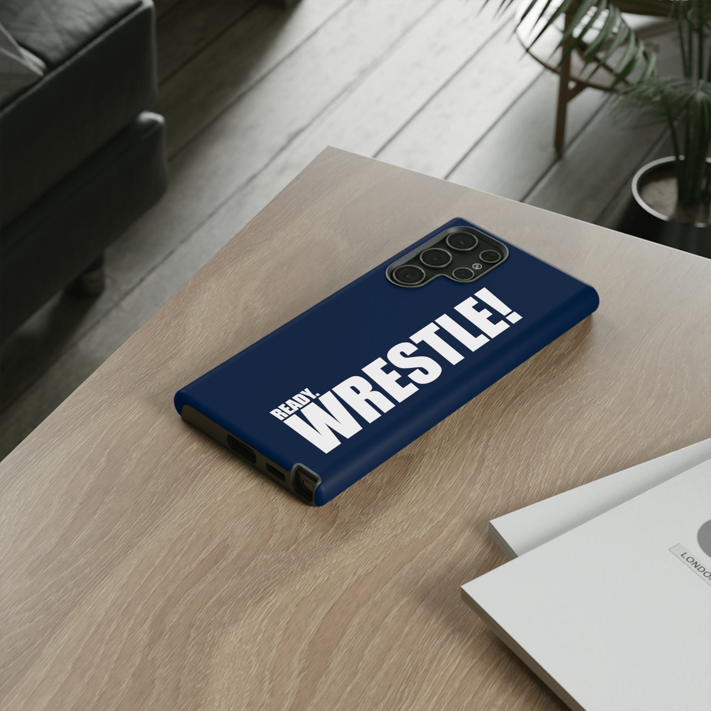 White/Navy Tough Cases