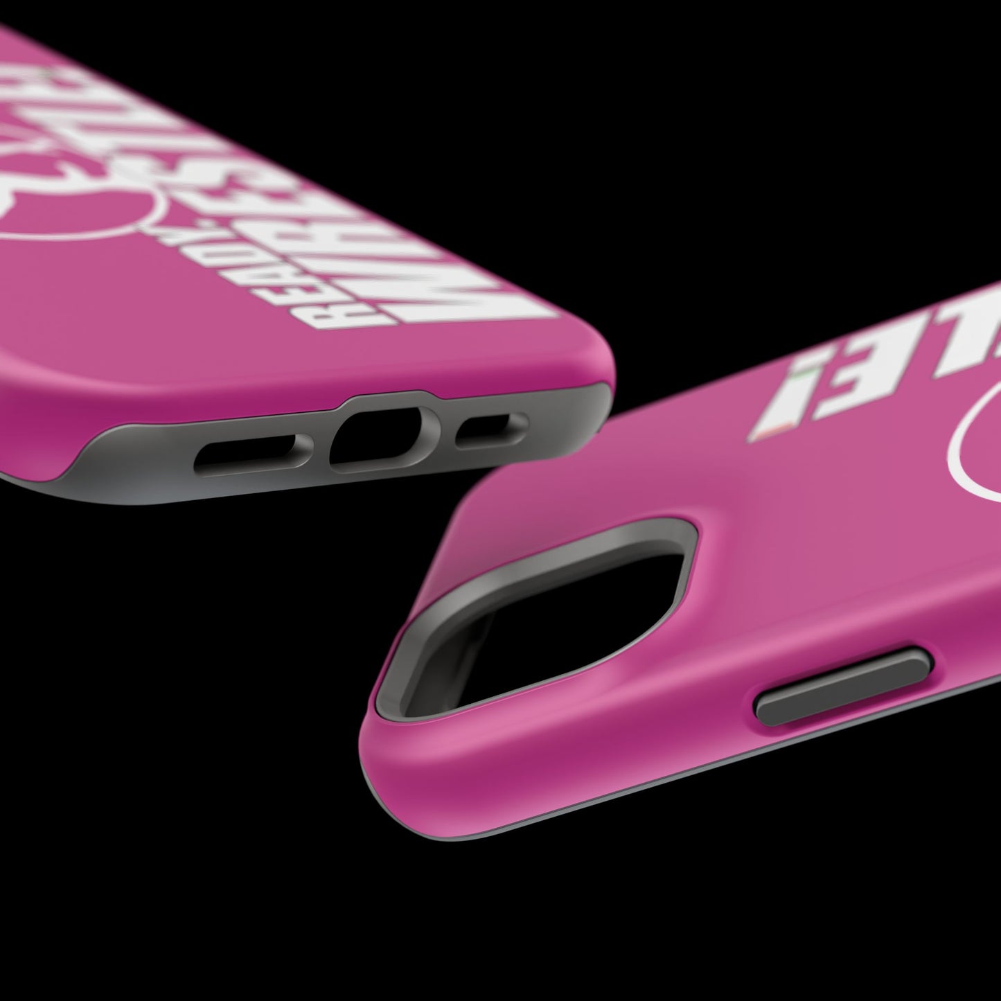 Ready. Wrestle! Pink iPhone Magnetic Impact-Resistant Case