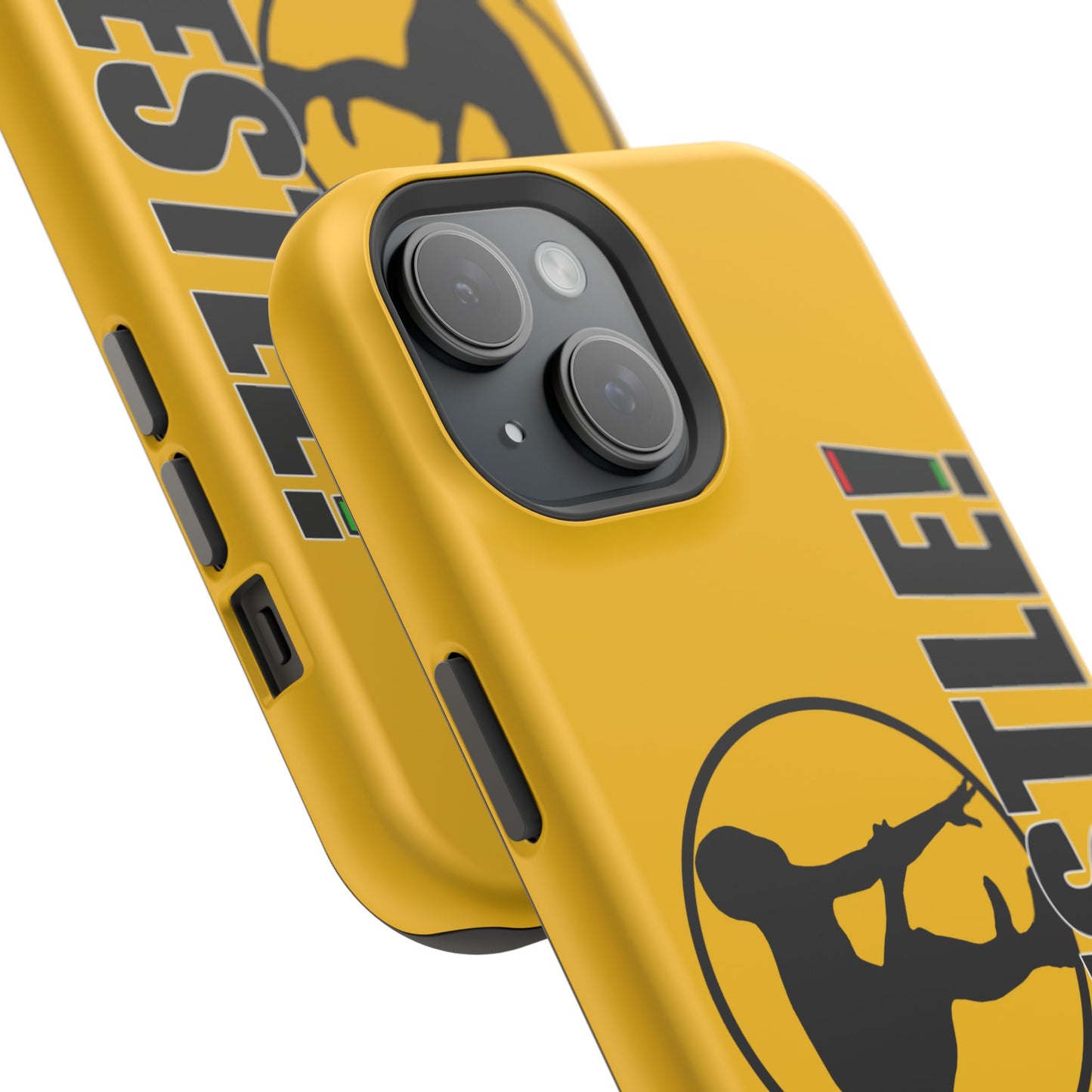 Ready. Wrestle! Yellow iPhone Magnetic Impact-Resistant Case