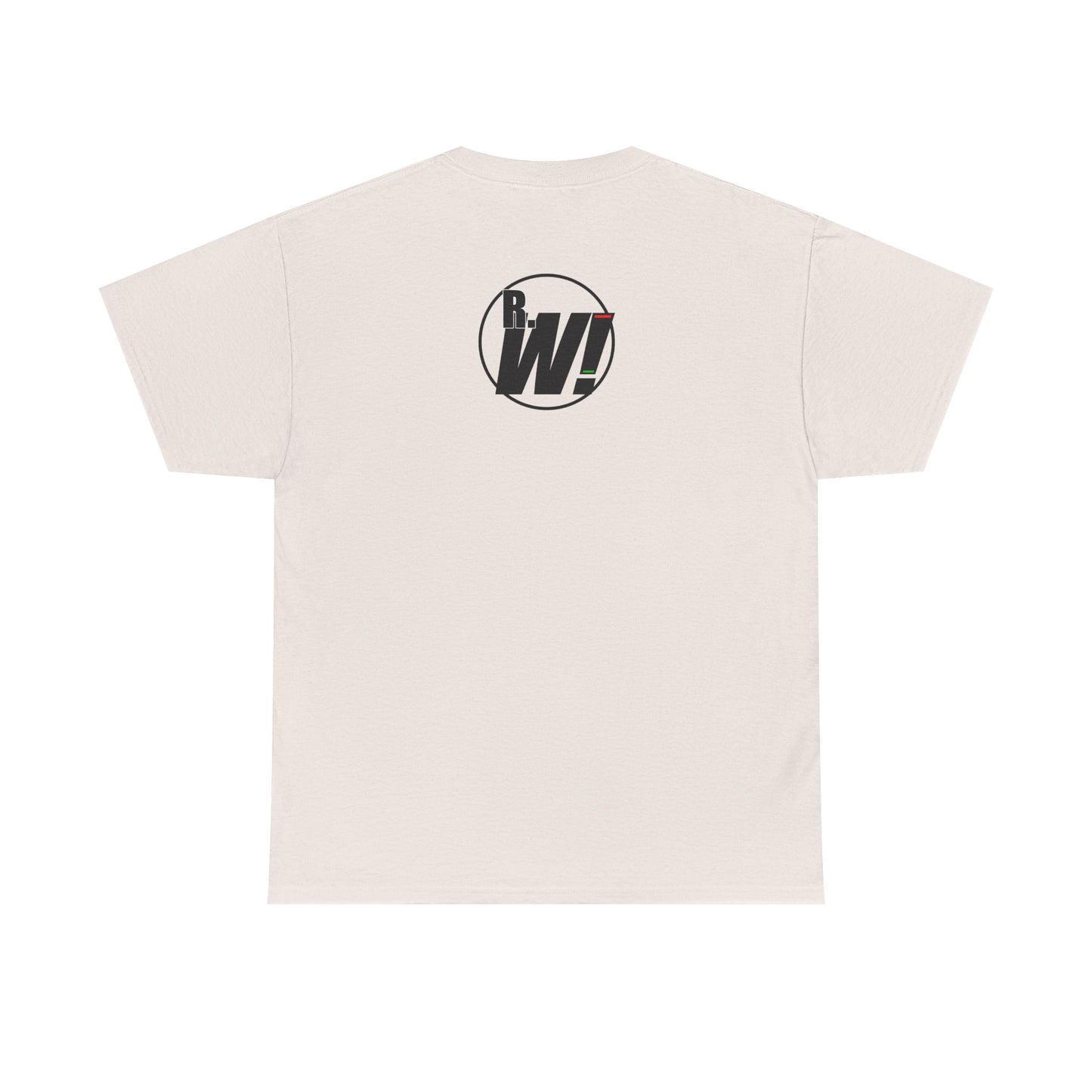 Ready. Wrestle! Black Logo w/White Silhouettes, Unisex Heavy Cotton Tee