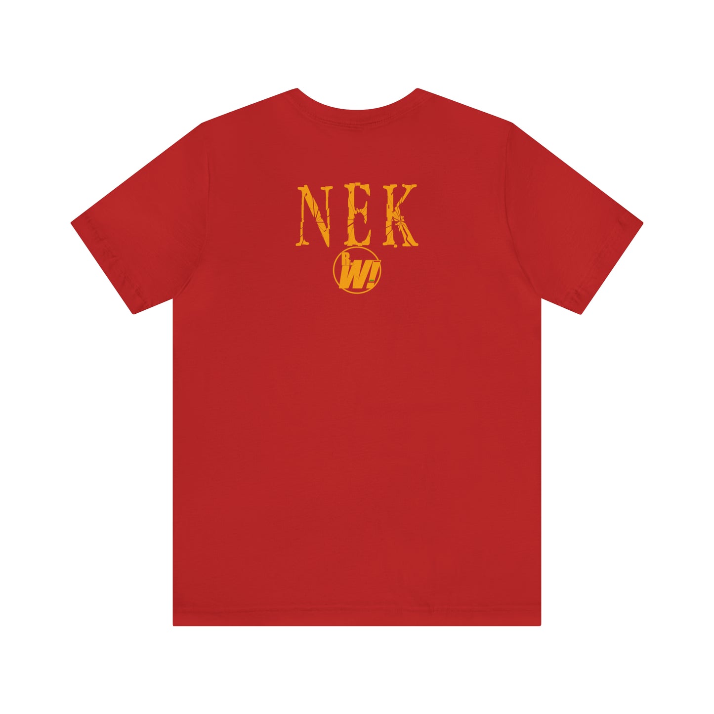 NEK Python Wrestling, Gold Logo, Unisex Jersey Short Sleeve Tee