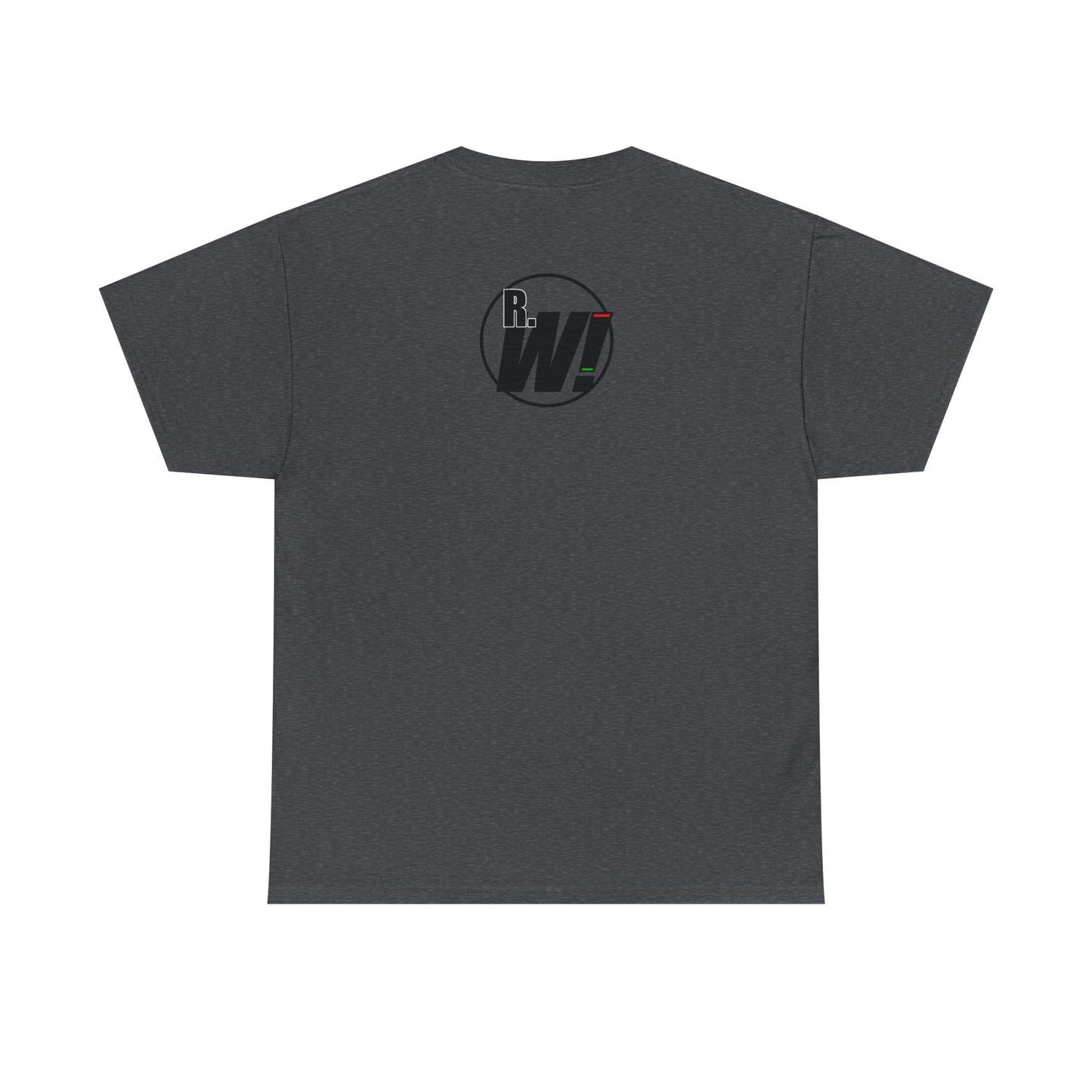 Ready. Wrestle! Black Logo w/Red Silhouettes, Unisex Heavy Cotton Tee