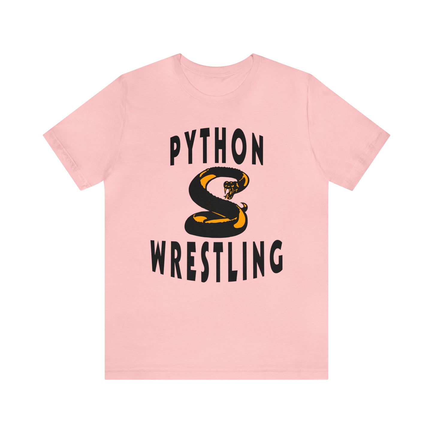 NEK Python Wrestling, Black Logo, Unisex Jersey Short Sleeve Tee