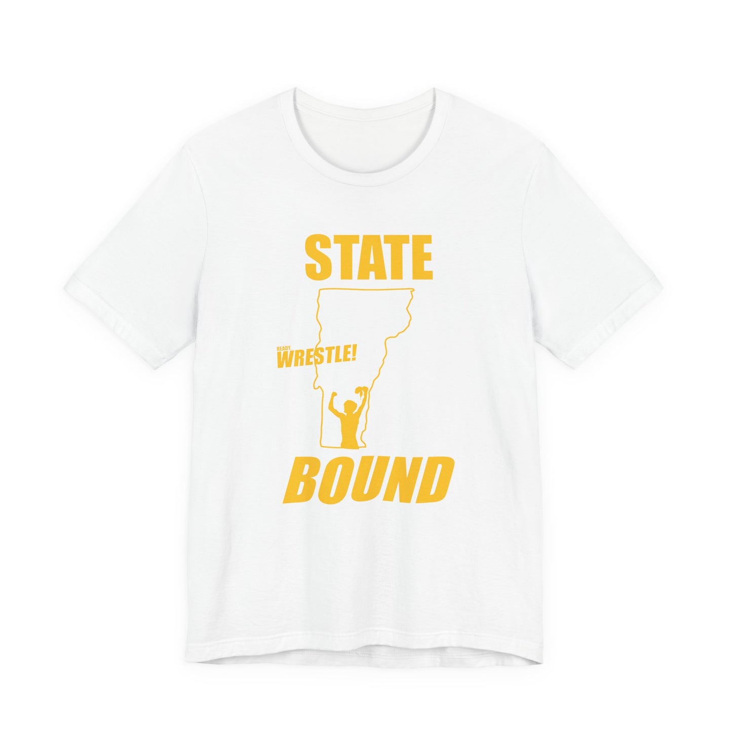 Vermont State Bound!, Unisex Jersey Short Sleeve Tee
