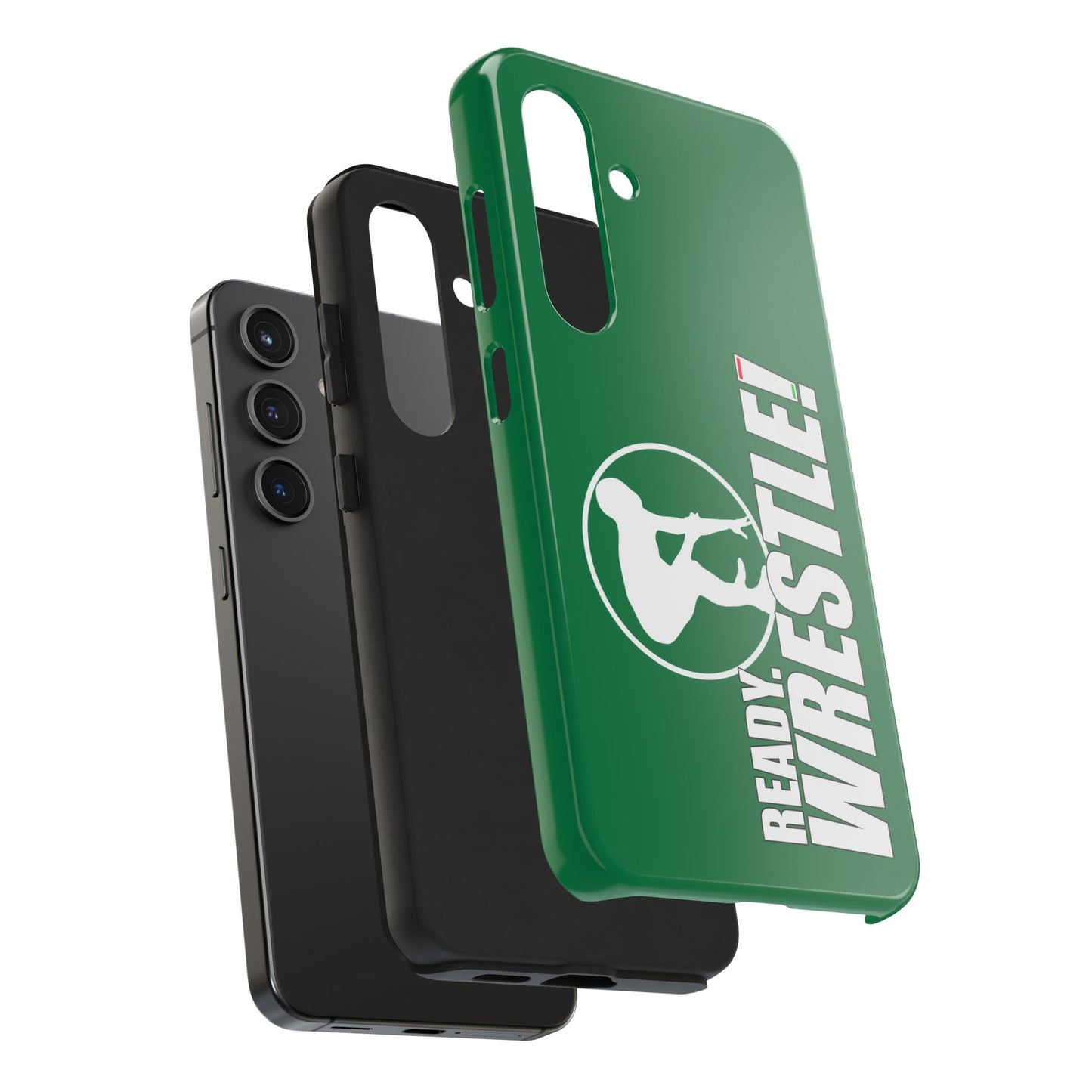 Ready. Wrestle! Green Galaxy Tough Phone Case