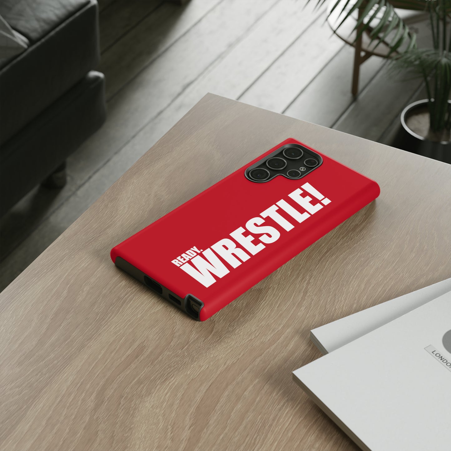 White/Red Tough Cases