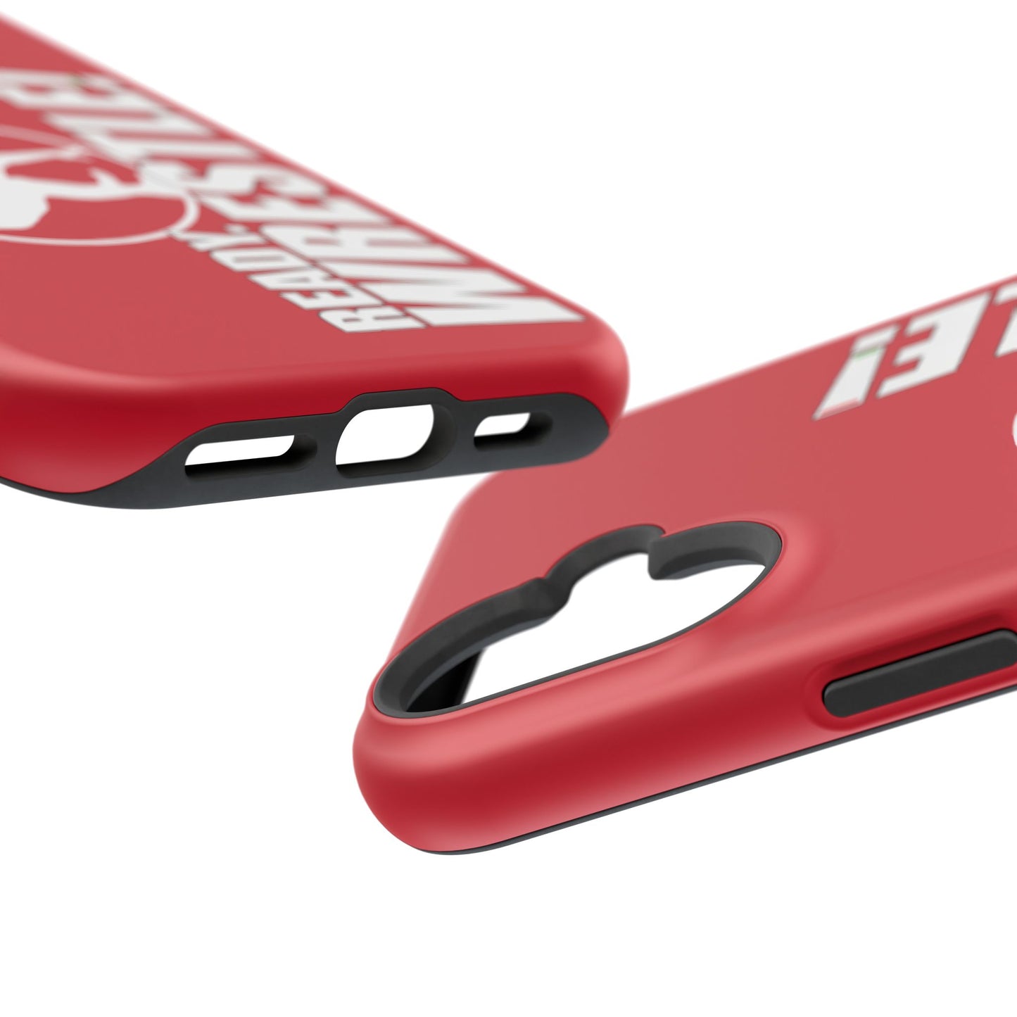 Ready. Wrestle! Red iPhone Magnetic Impact-Resistant Case