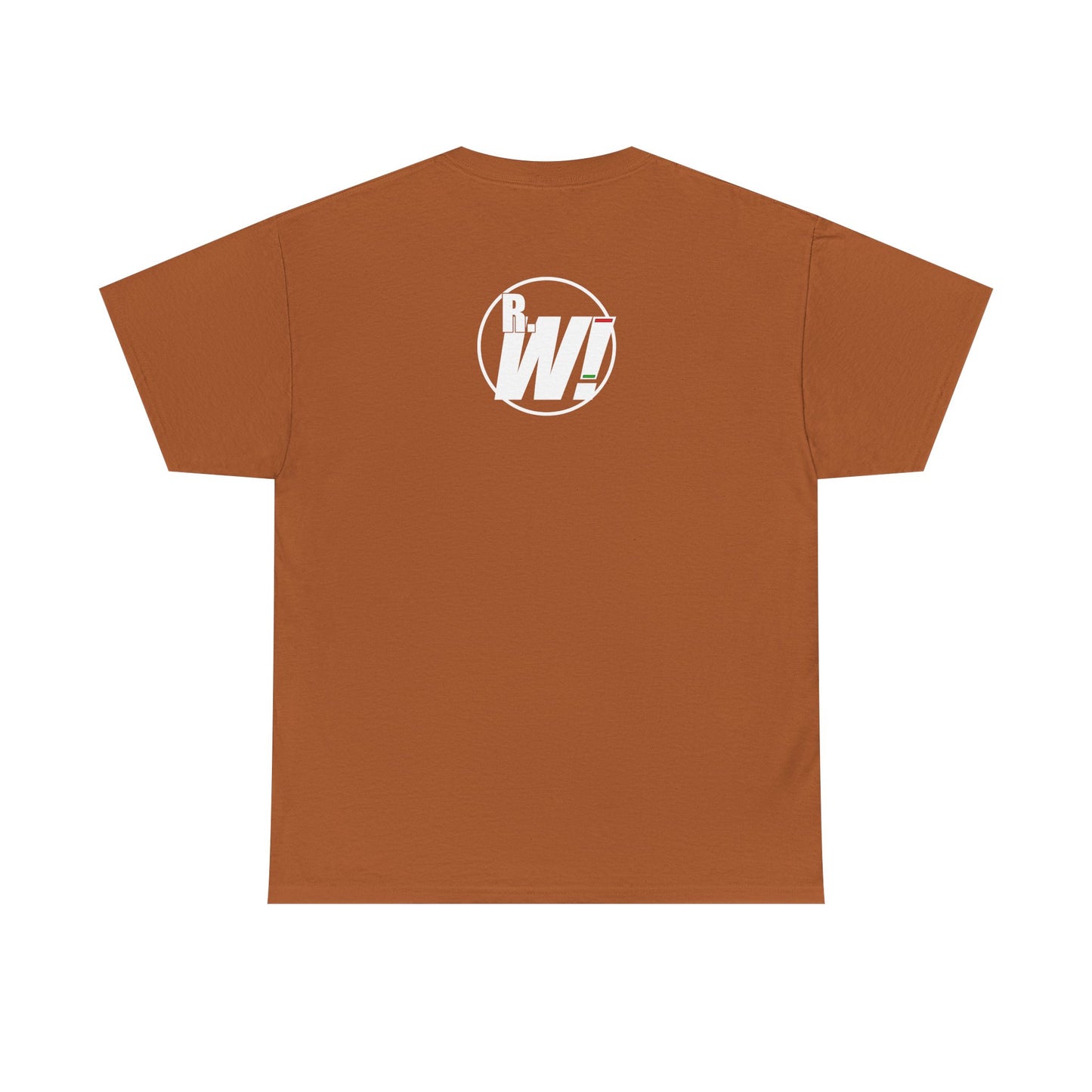 Ready. Wrestle! White Logo w/Blue Silhouettes, Unisex Heavy Cotton Tee