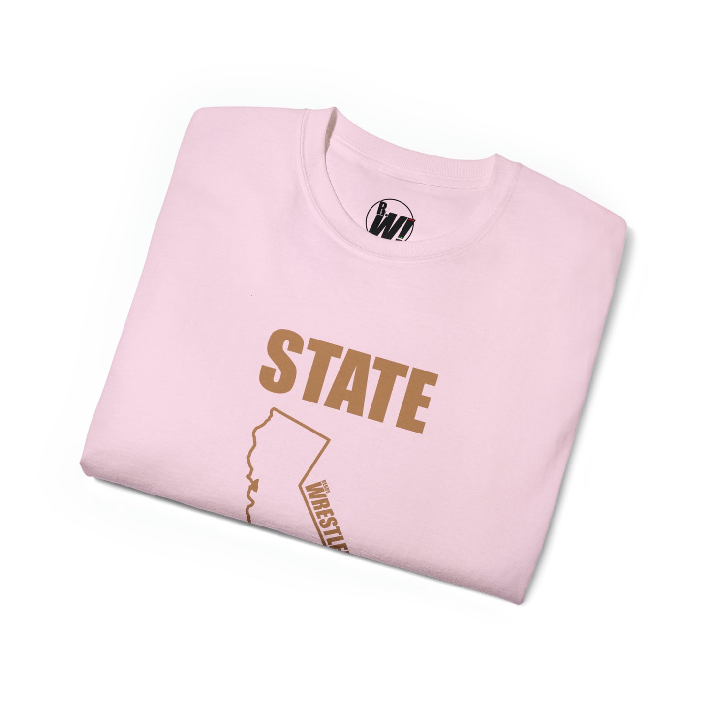 California State Bound, Unisex Ultra Cotton Tee, Brown Logo