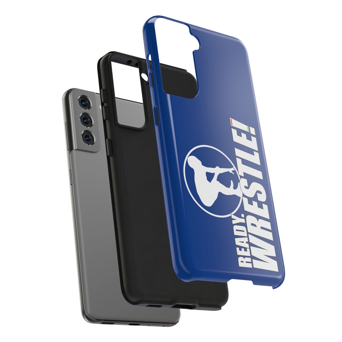 Ready. Wrestle! Blue Galaxy Tough Phone Case