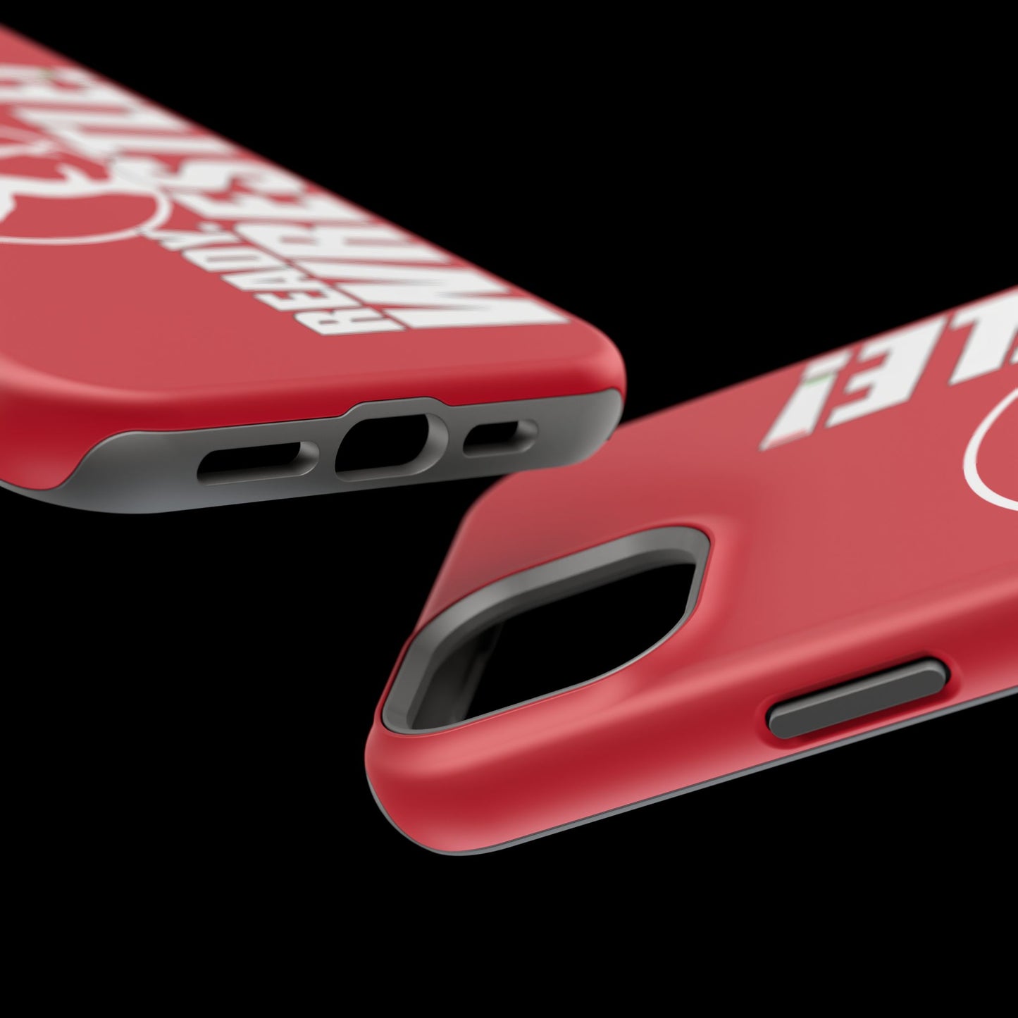 Ready. Wrestle! Red iPhone Magnetic Impact-Resistant Case