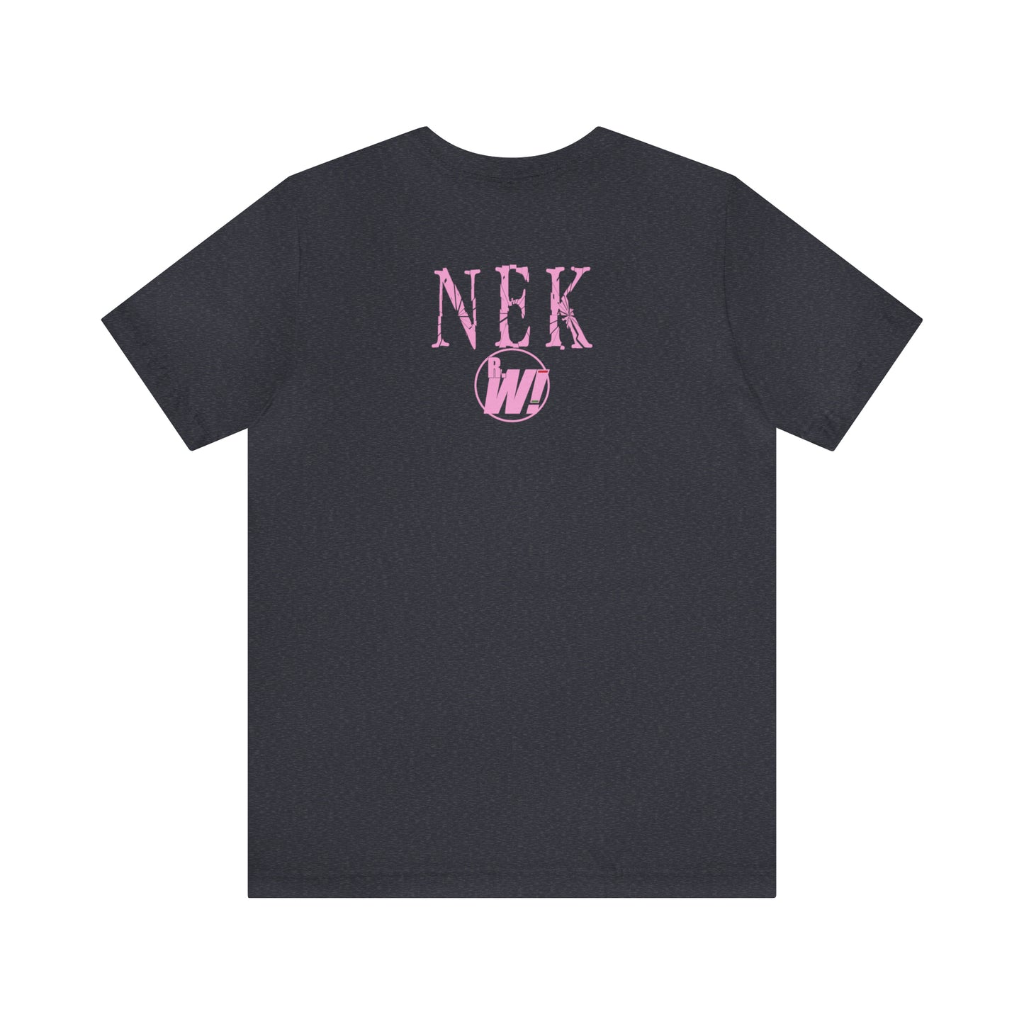 NEK Python Wrestling, Pink Logo, Unisex Jersey Short Sleeve Tee