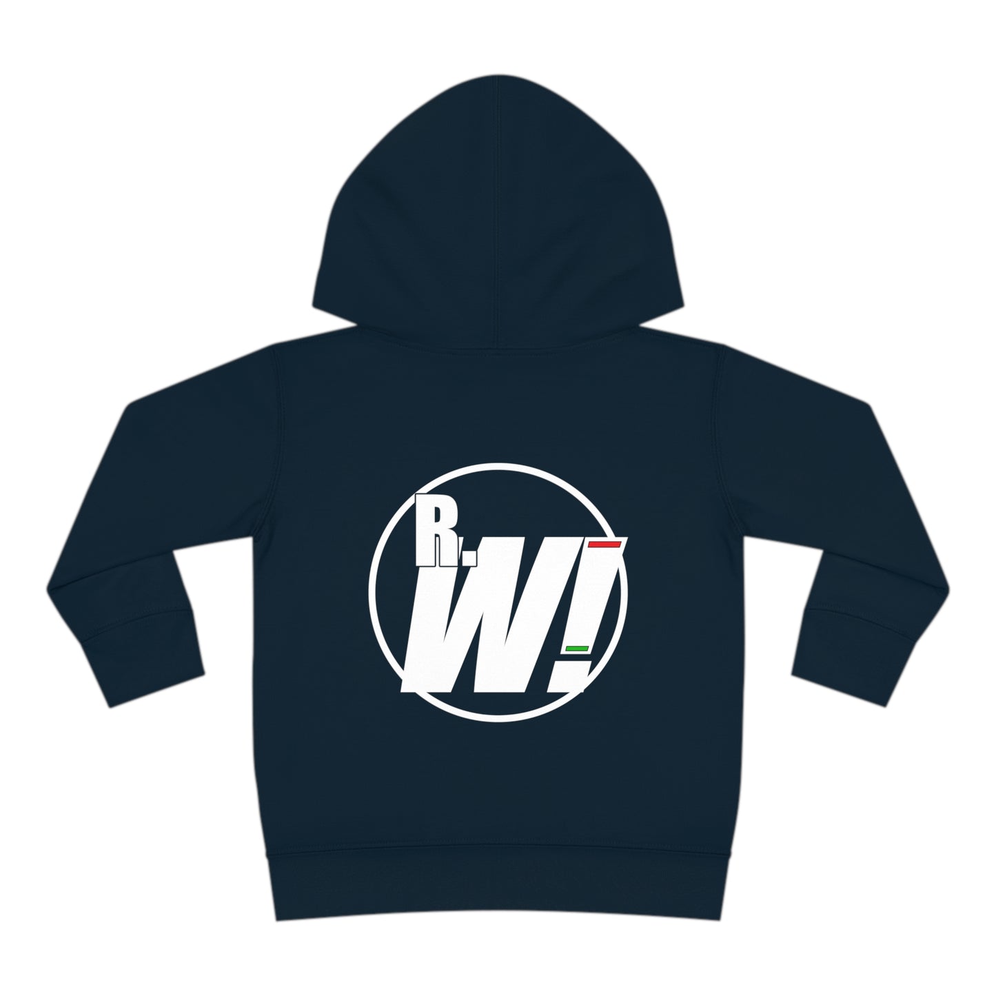 Ready. Wrestle! Toddler Pullover Fleece Hoodie, Red/White Logo