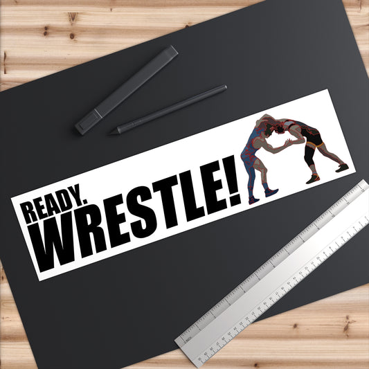 Ready. Wrestle! Bumper Stickers, Wrestlers