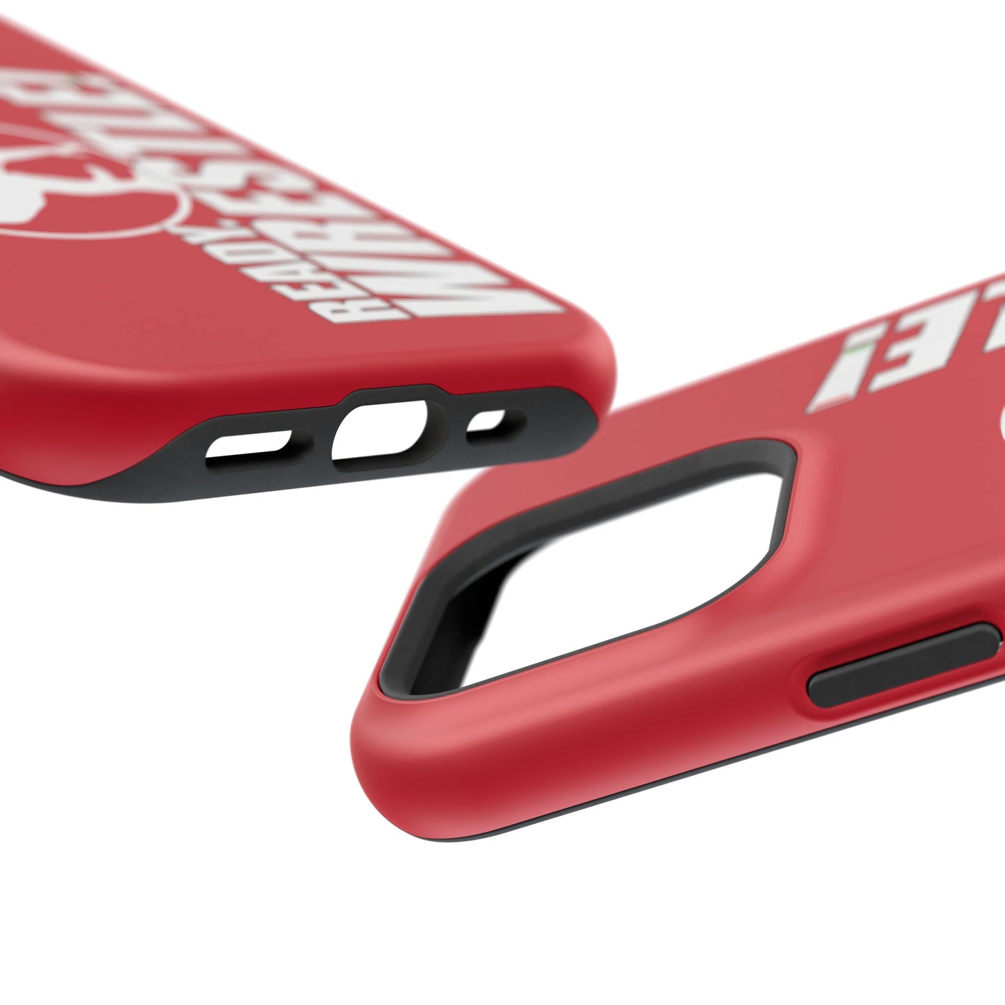 Ready. Wrestle! Red iPhone Magnetic Impact-Resistant Case