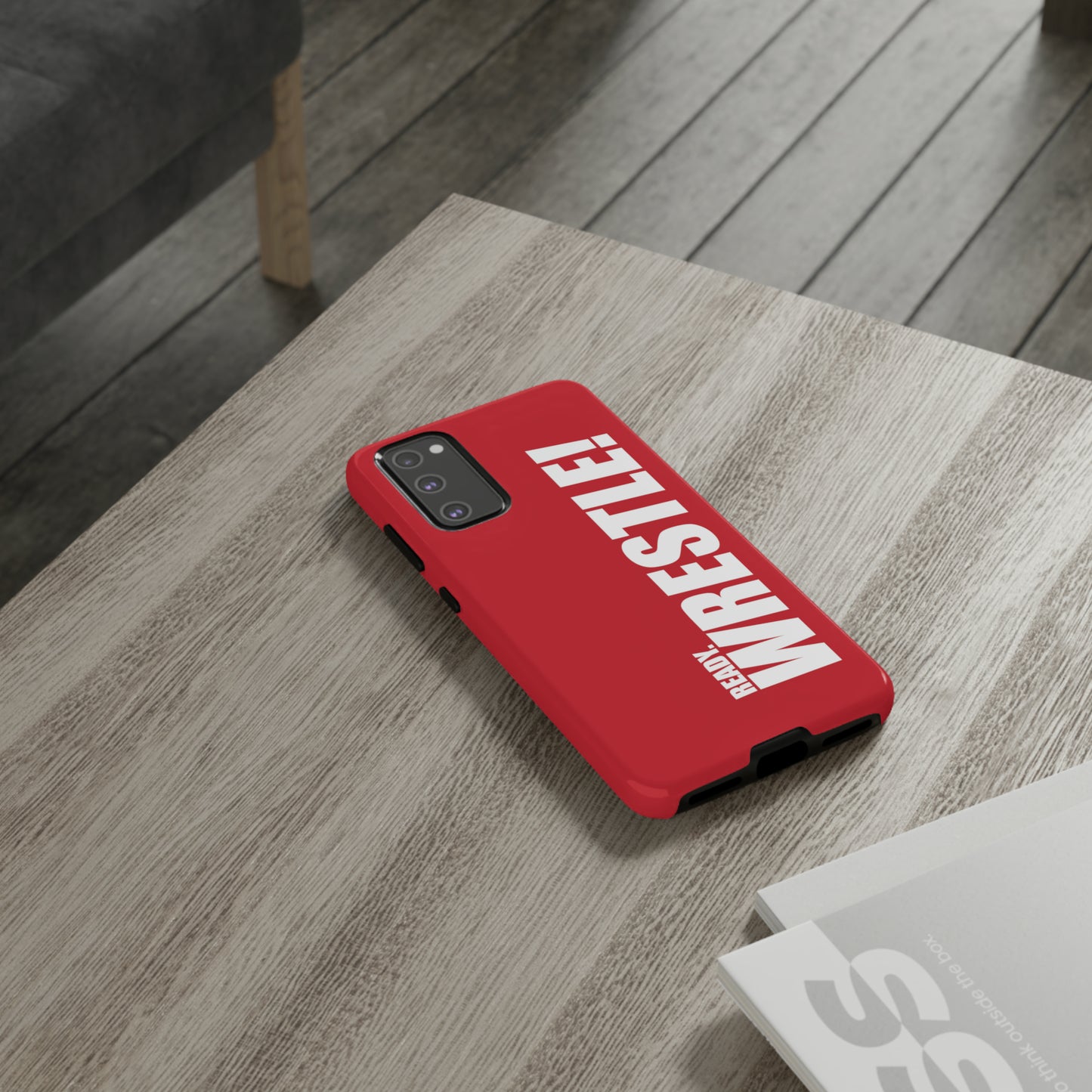 White/Red Tough Cases