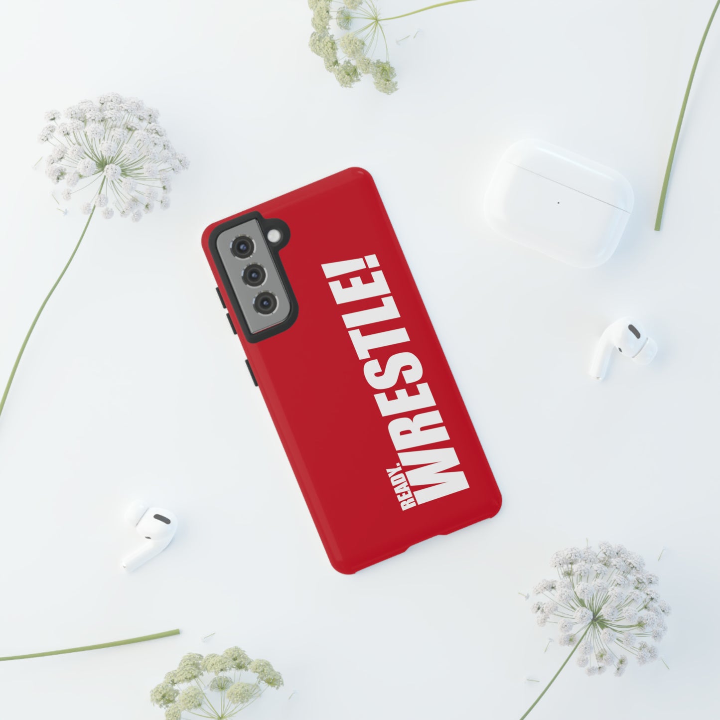 White/Red Tough Cases