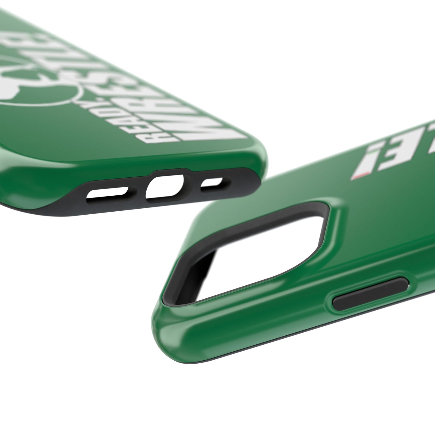 Ready. Wrestle! Green iPhone Magnetic Impact-Resistant Case