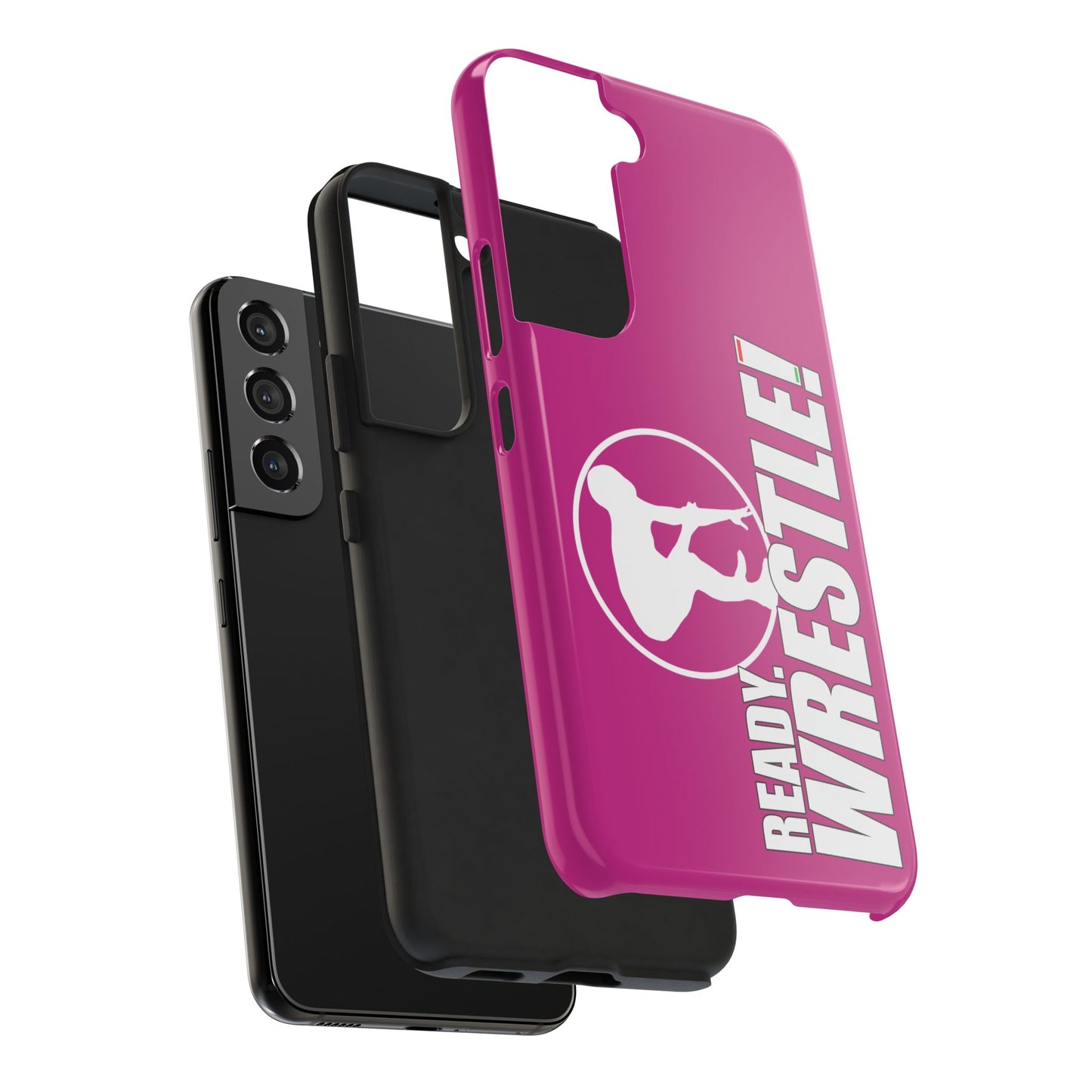 Ready. Wrestle! Pink Galaxy Tough Phone Case