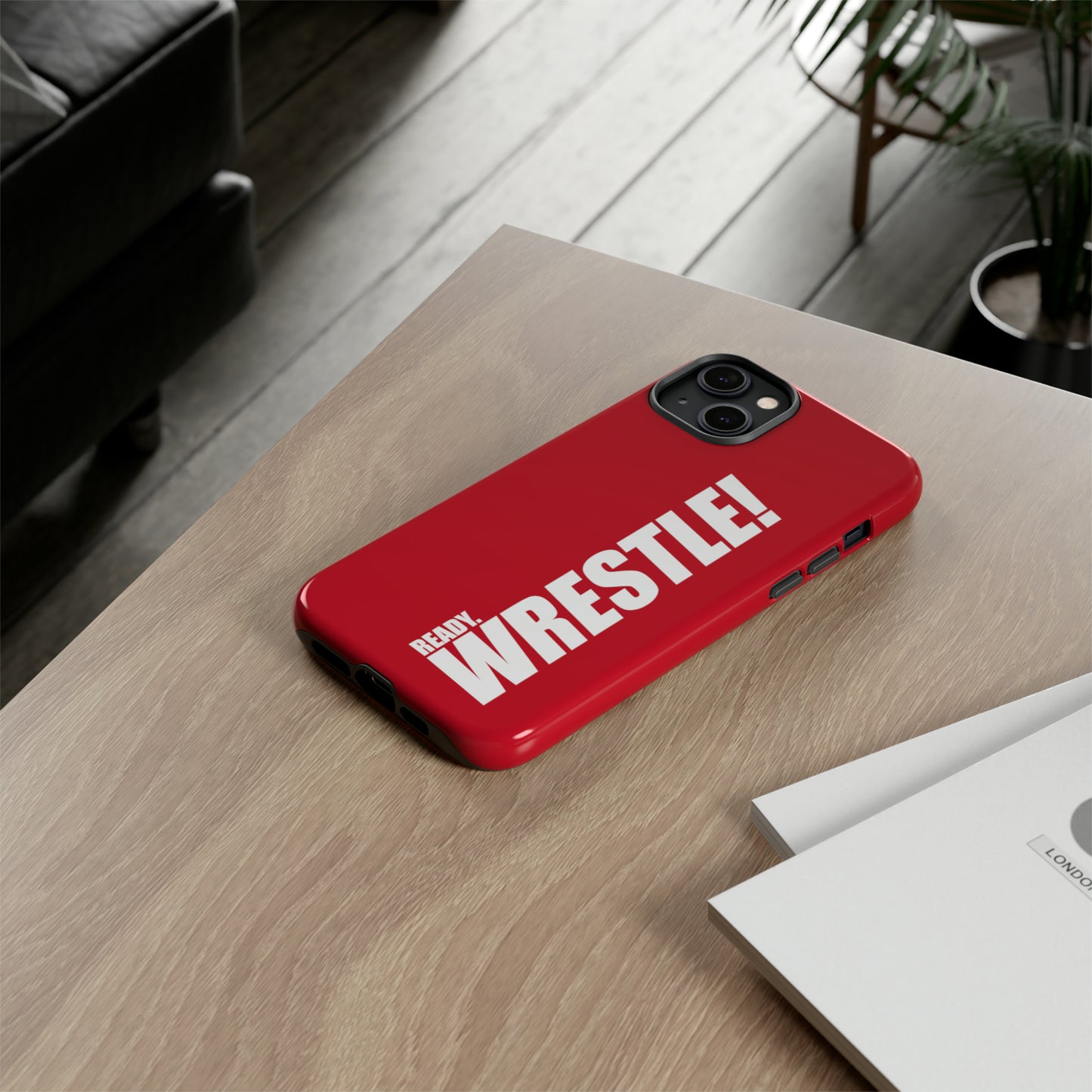 White/Red Tough Cases