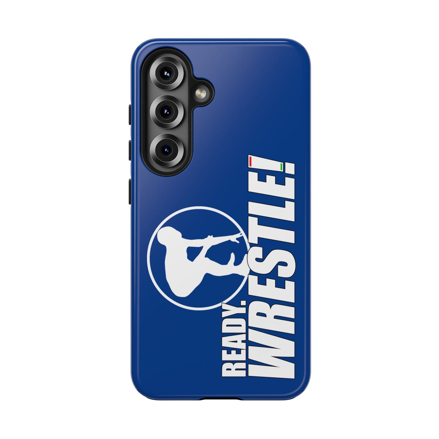 Ready. Wrestle! Blue Galaxy Tough Phone Case
