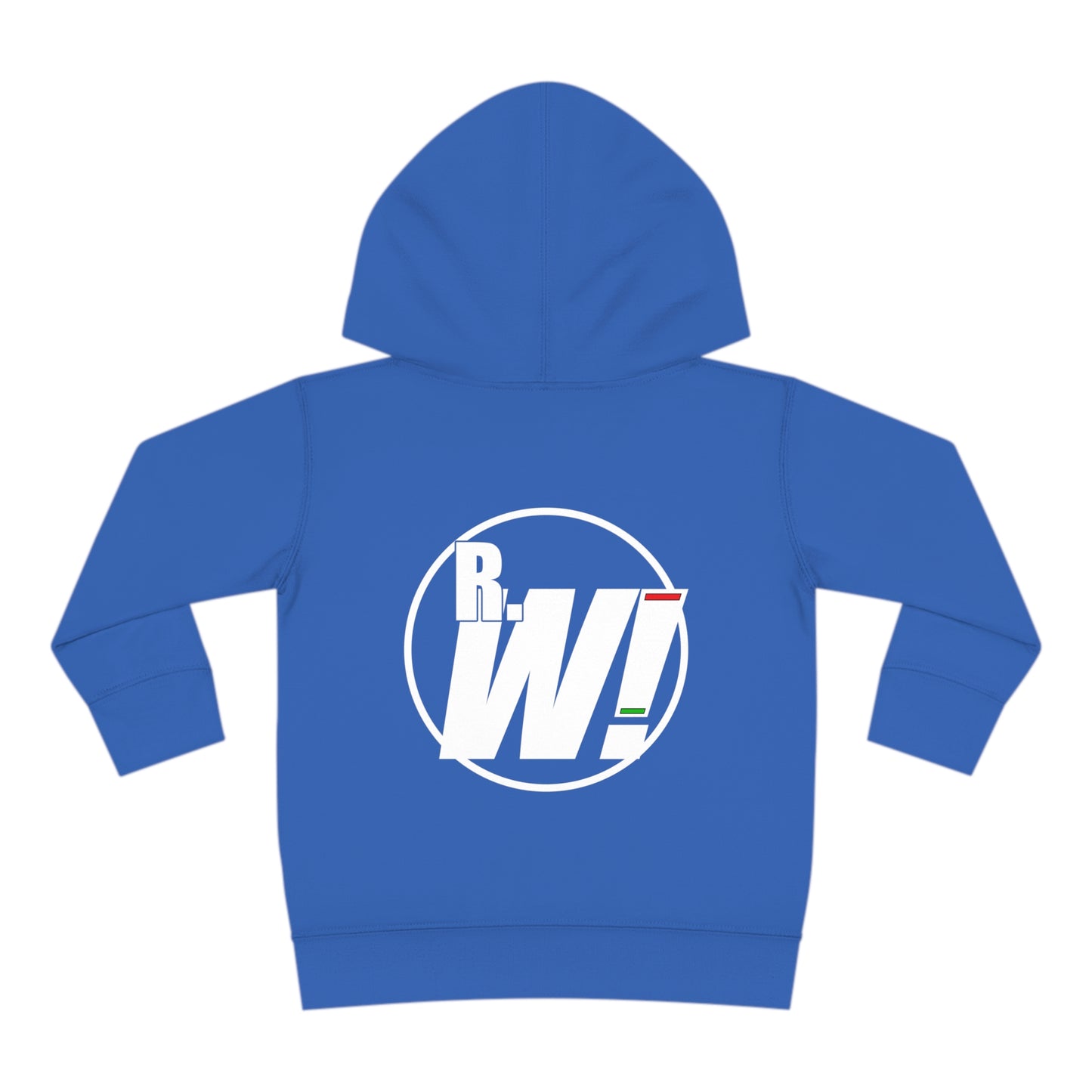 Ready. Wrestle! Toddler Pullover Fleece Hoodie, Red/White Logo