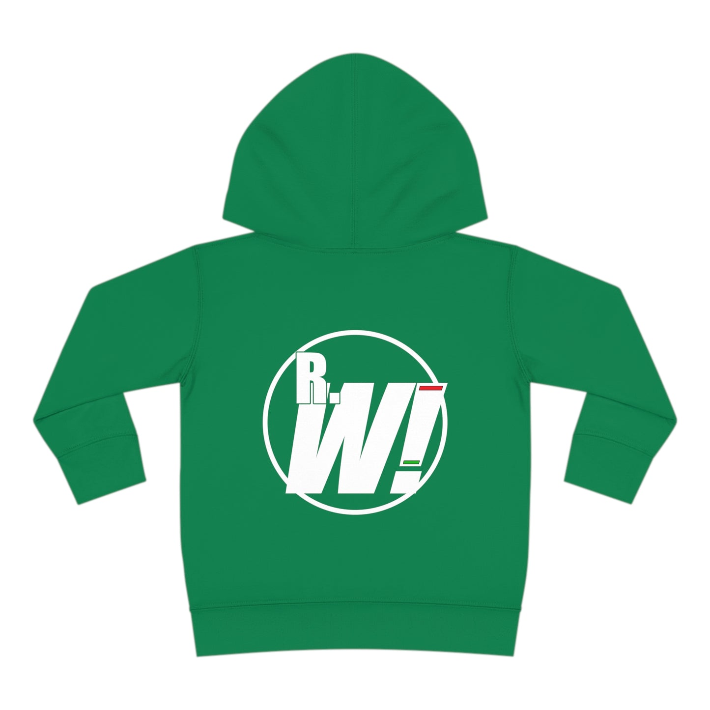 Ready. Wrestle! Toddler Pullover Fleece Hoodie, Red/White Logo