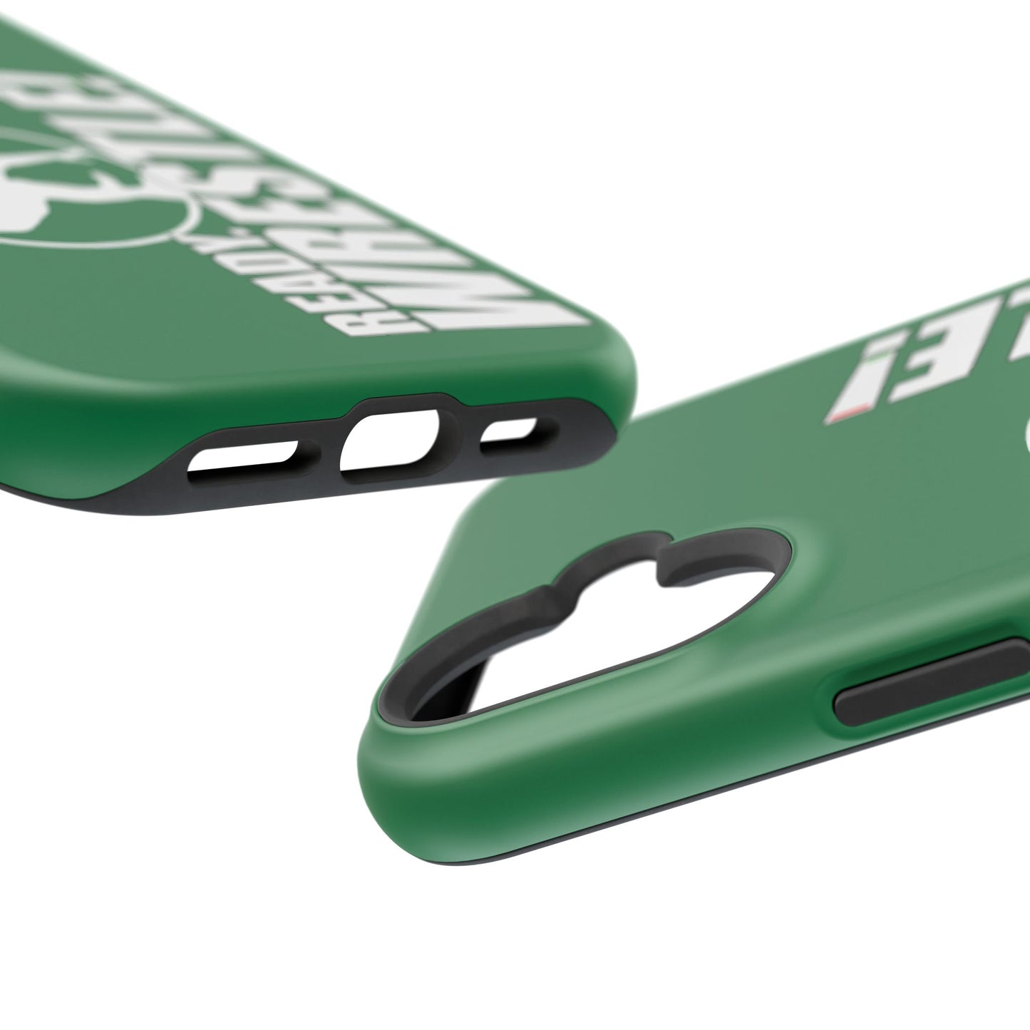 Ready. Wrestle! Green iPhone Magnetic Impact-Resistant Case