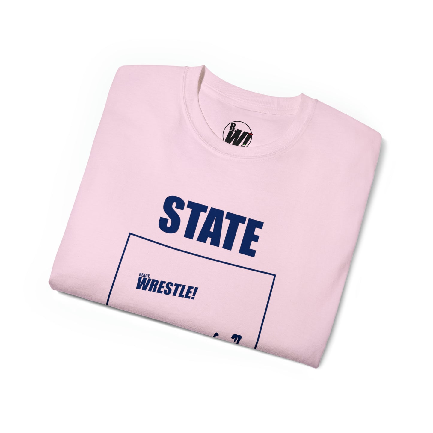 Coloroado State Bound, Unisex Ultra Cotton Tee, Blue Logo