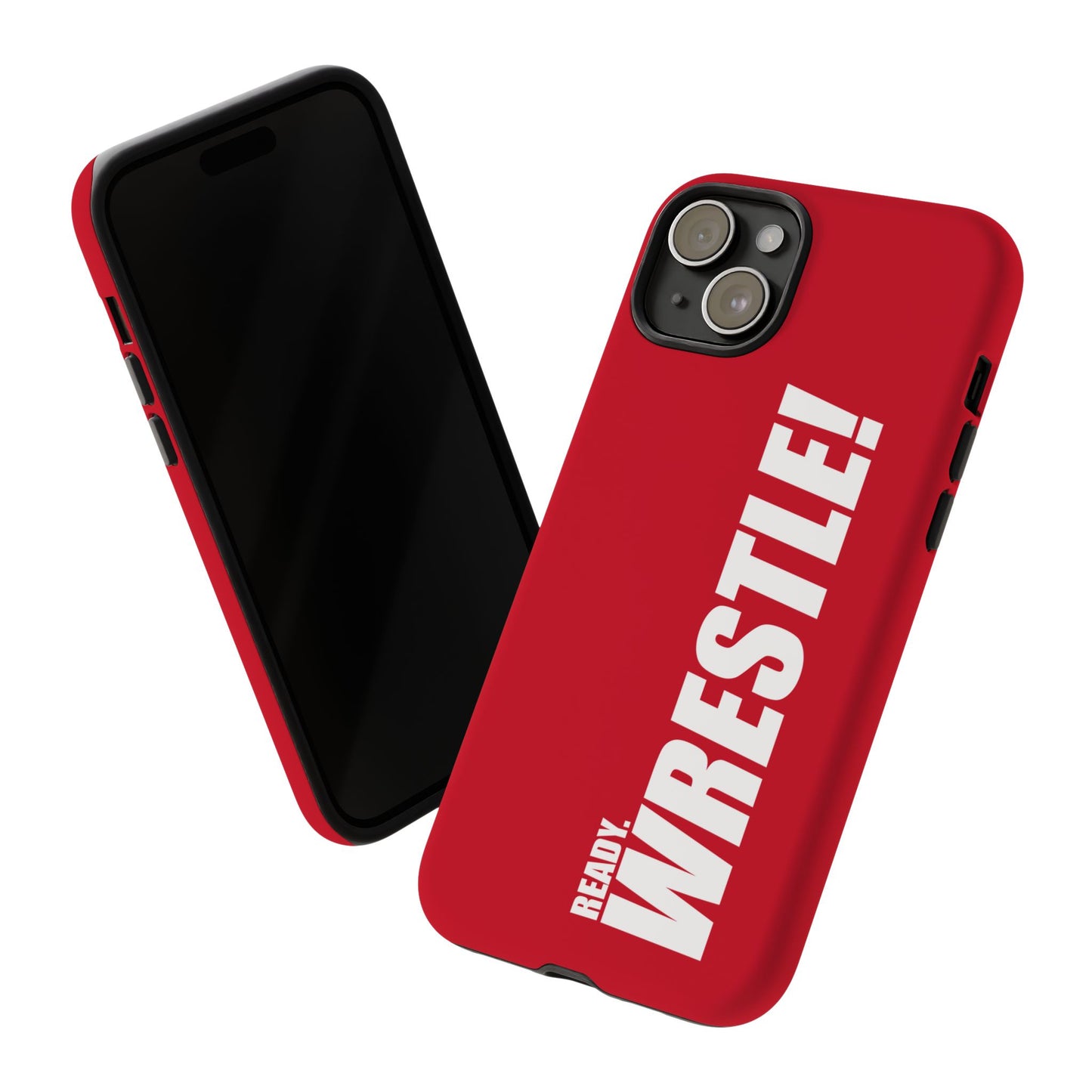 Ready. Wrestle Red Logo Tee