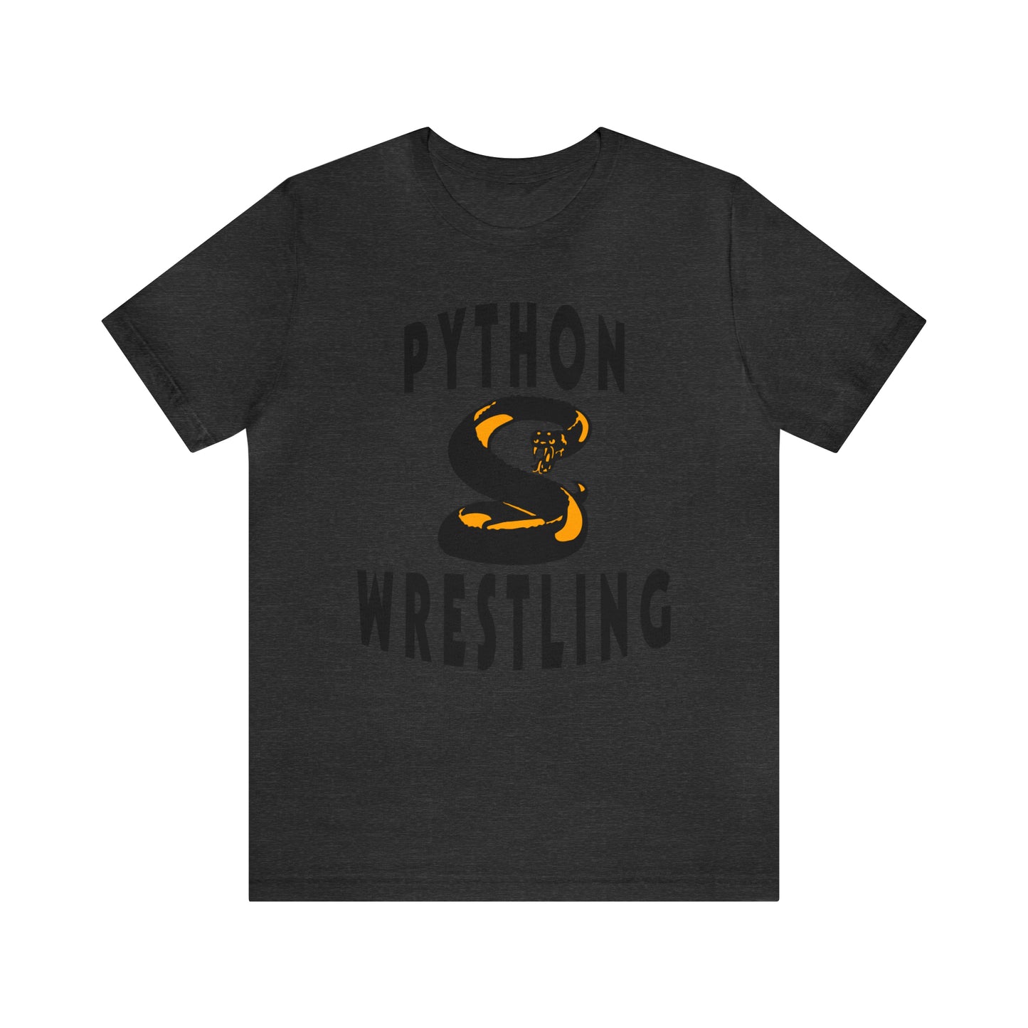 NEK Python Wrestling, Black Logo, Unisex Jersey Short Sleeve Tee