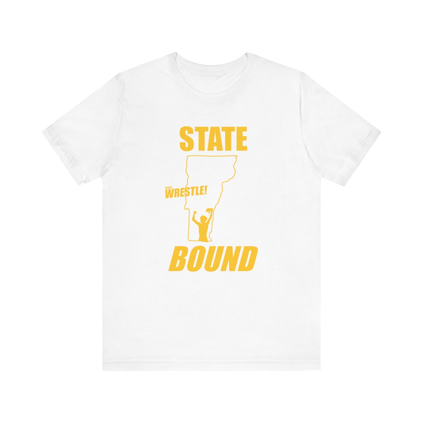 Vermont State Bound!, Unisex Jersey Short Sleeve Tee